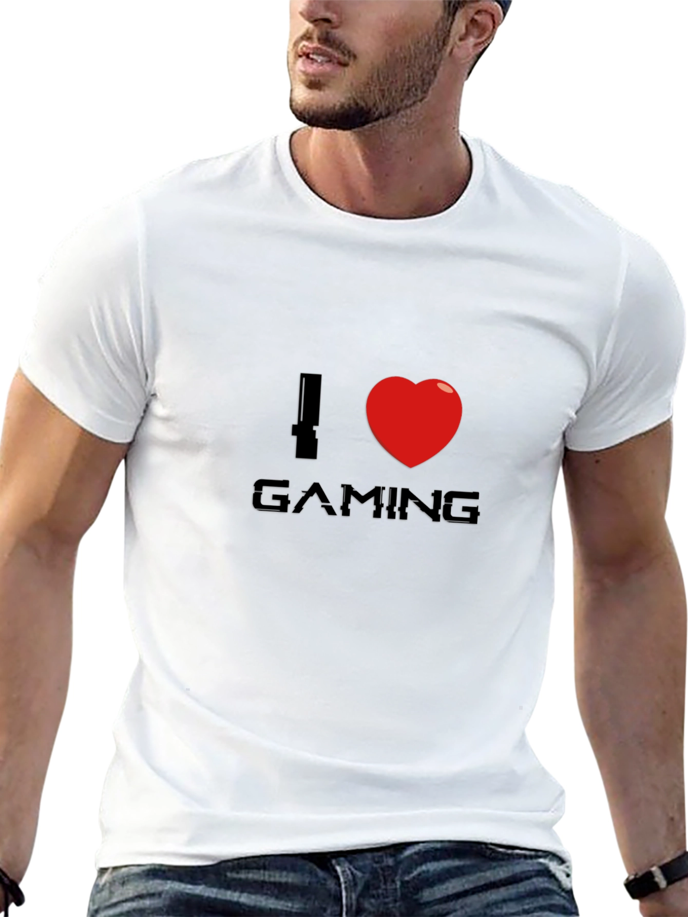 I Love Gaming Black T-Shirt