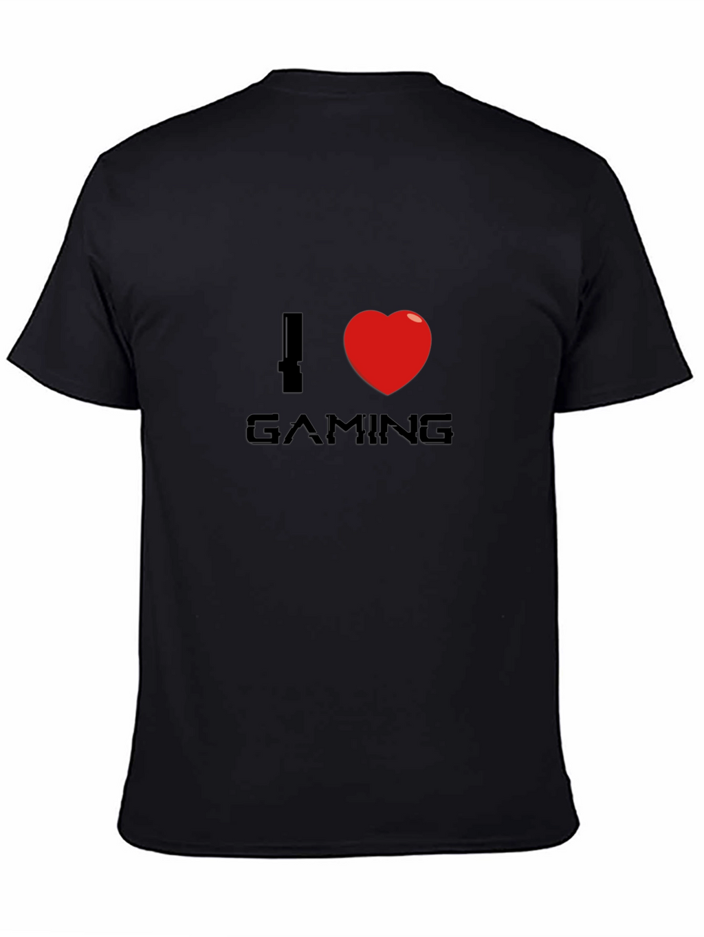 I Love Gaming Black T-Shirt