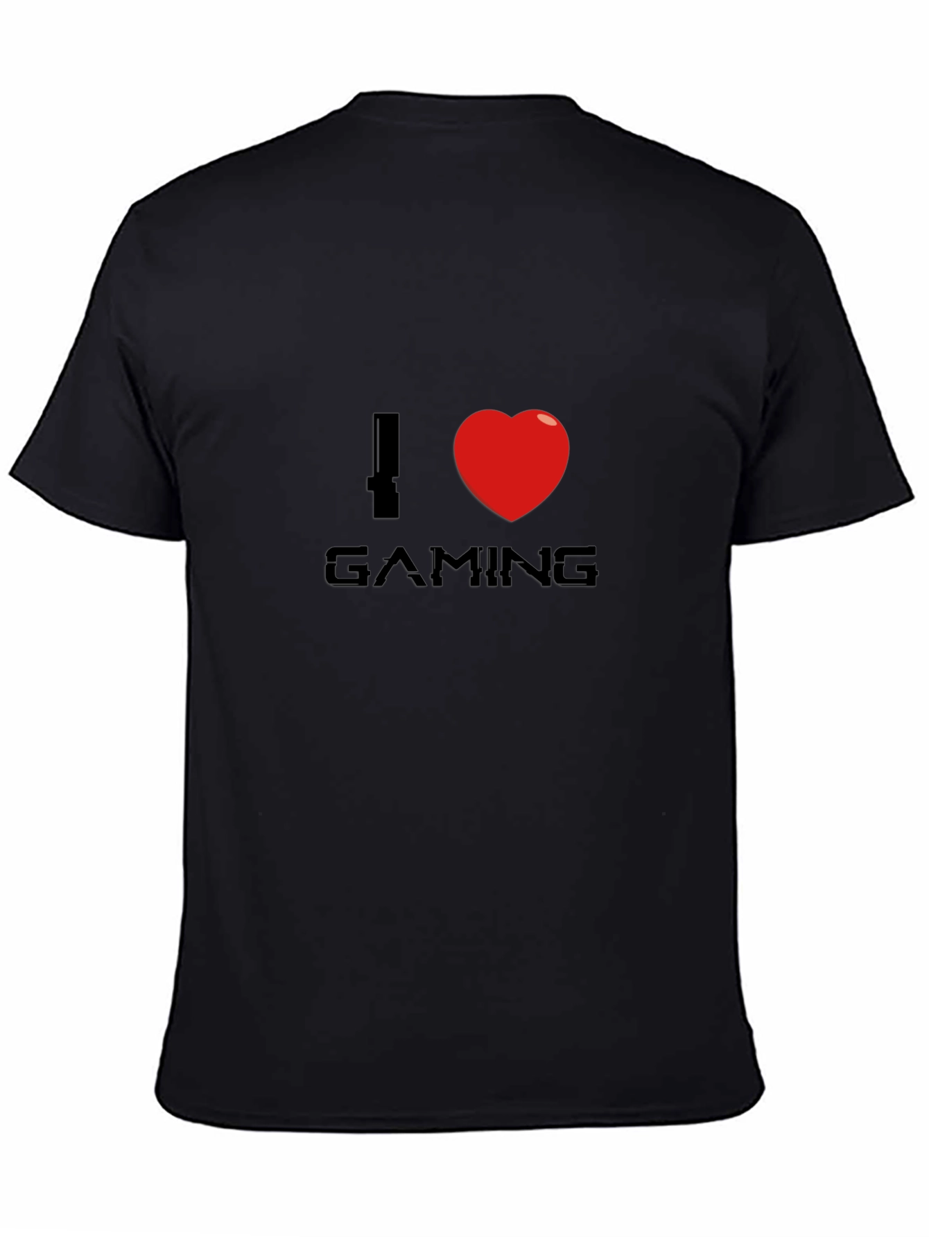 I Love Gaming Black T-Shirt