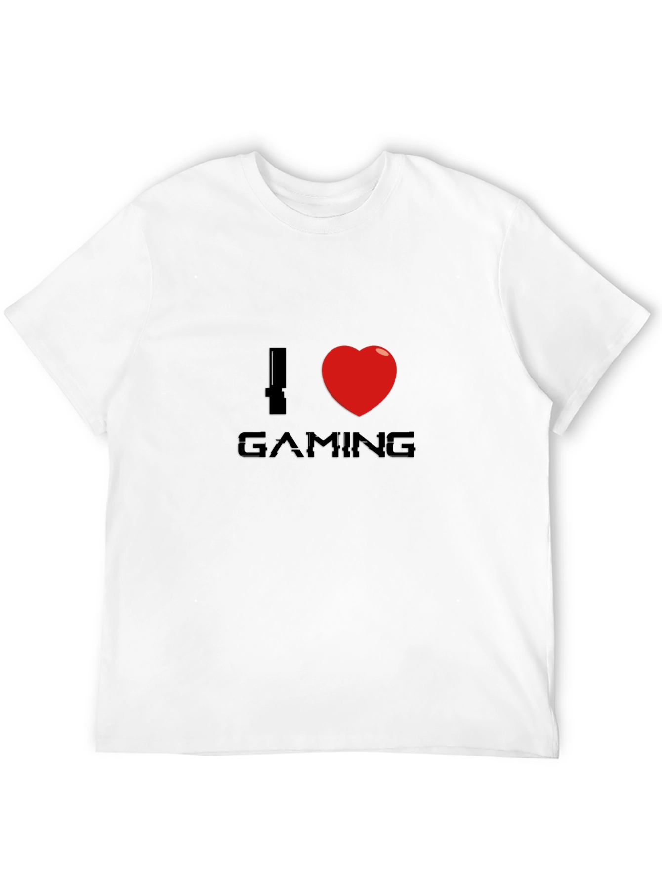 I Love Gaming Black T-Shirt