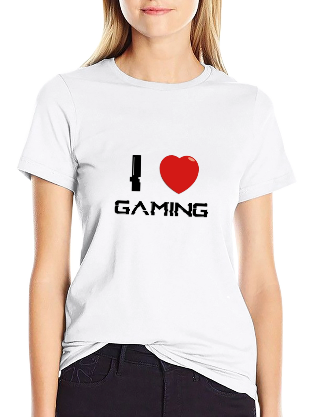 I Love Gaming Black T-Shirt