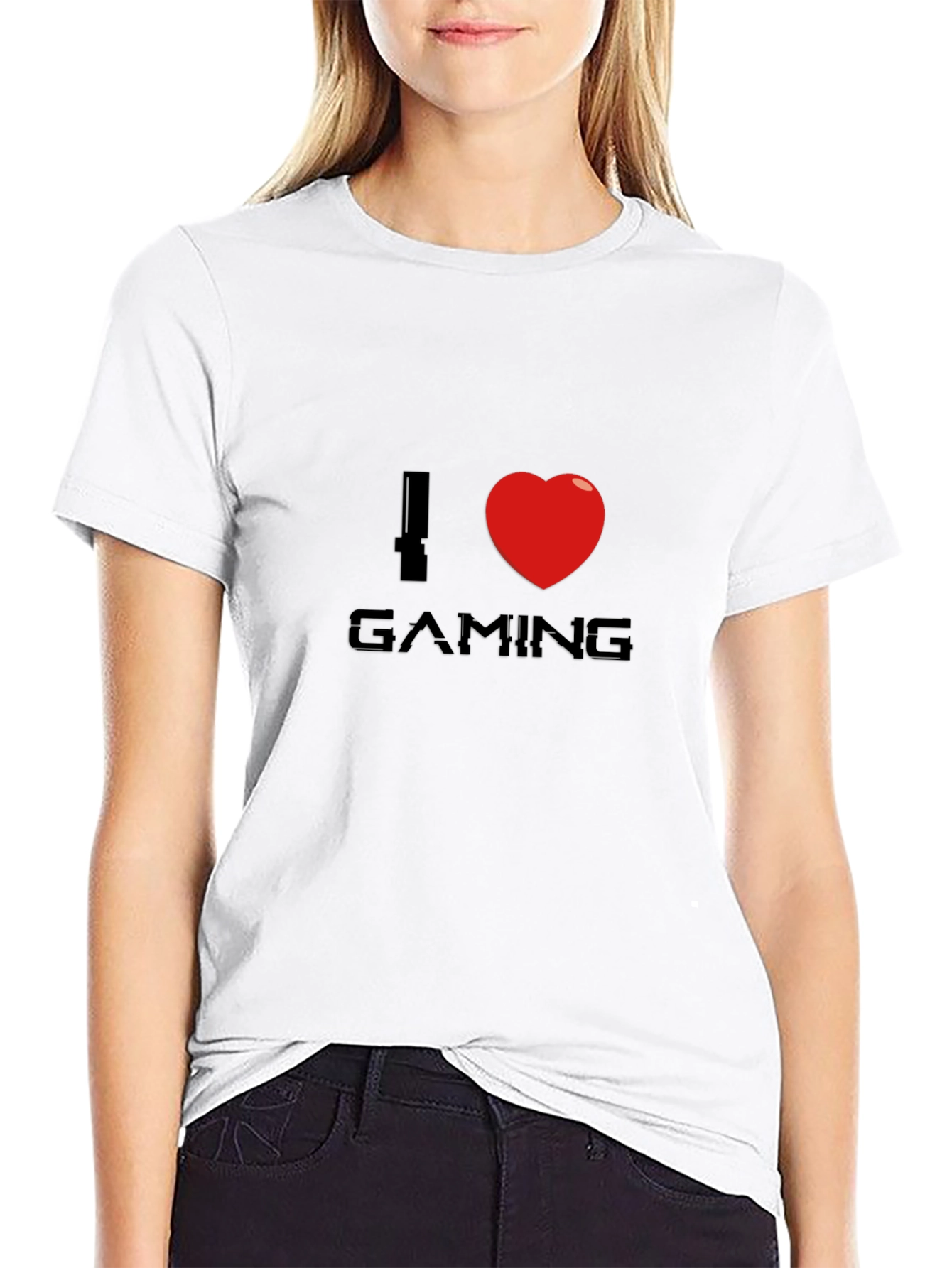 I Love Gaming Black T-Shirt