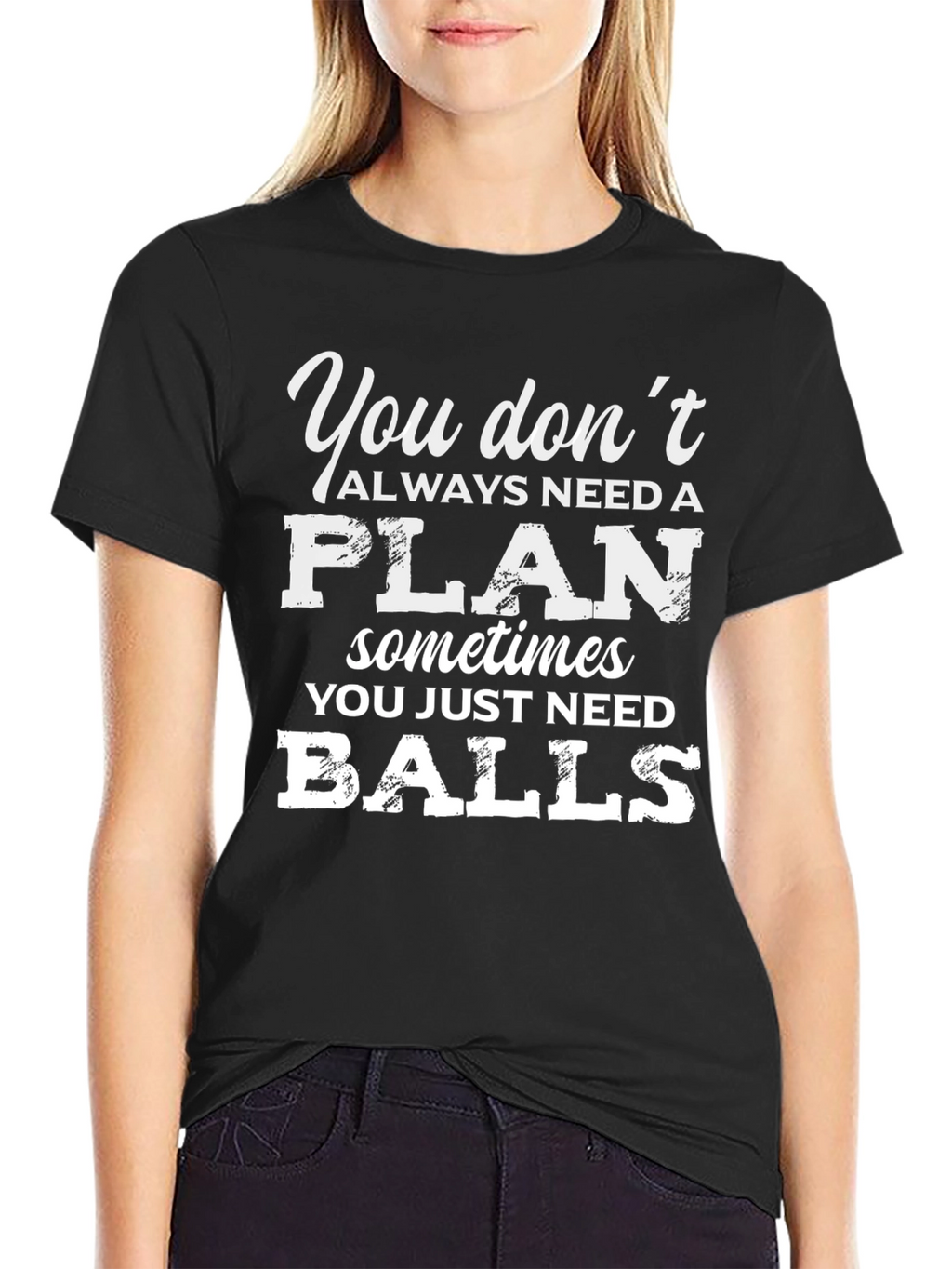 Funny Balls Black T-Shirt