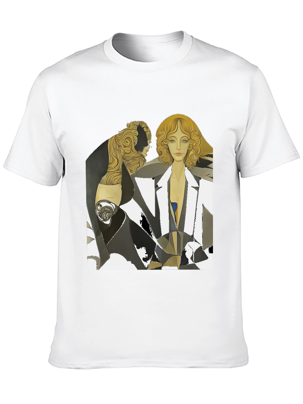 Stylish Graphic Tee - Retro Fashion Illustration