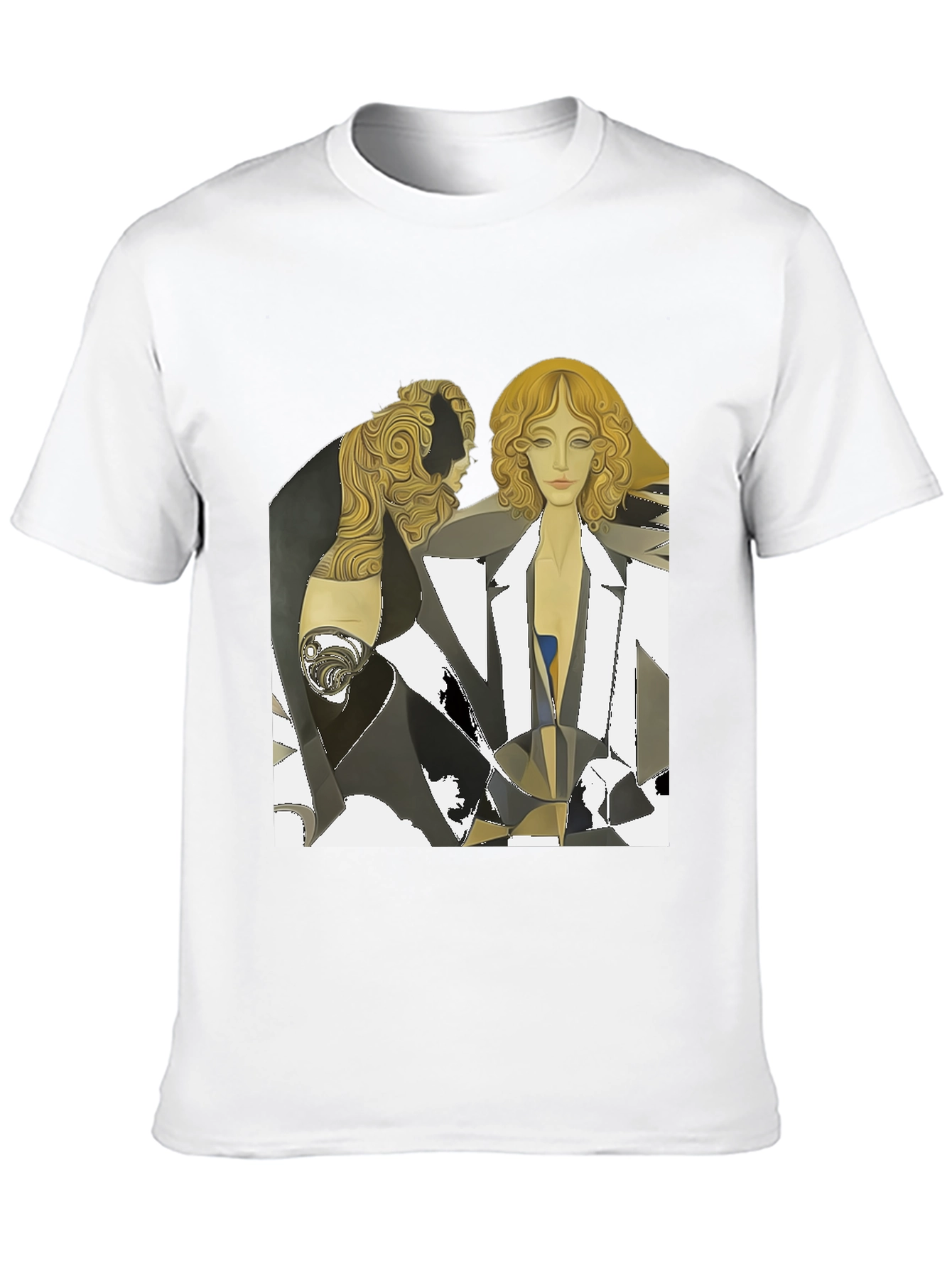 Stylish Graphic Tee - Retro Fashion Illustration