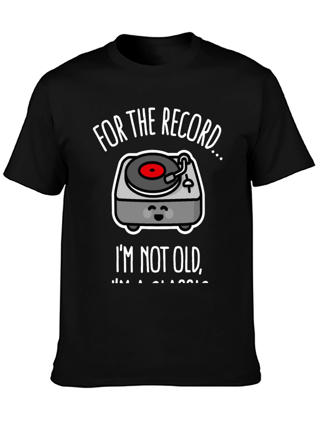Classic Record Player Graphic Tee