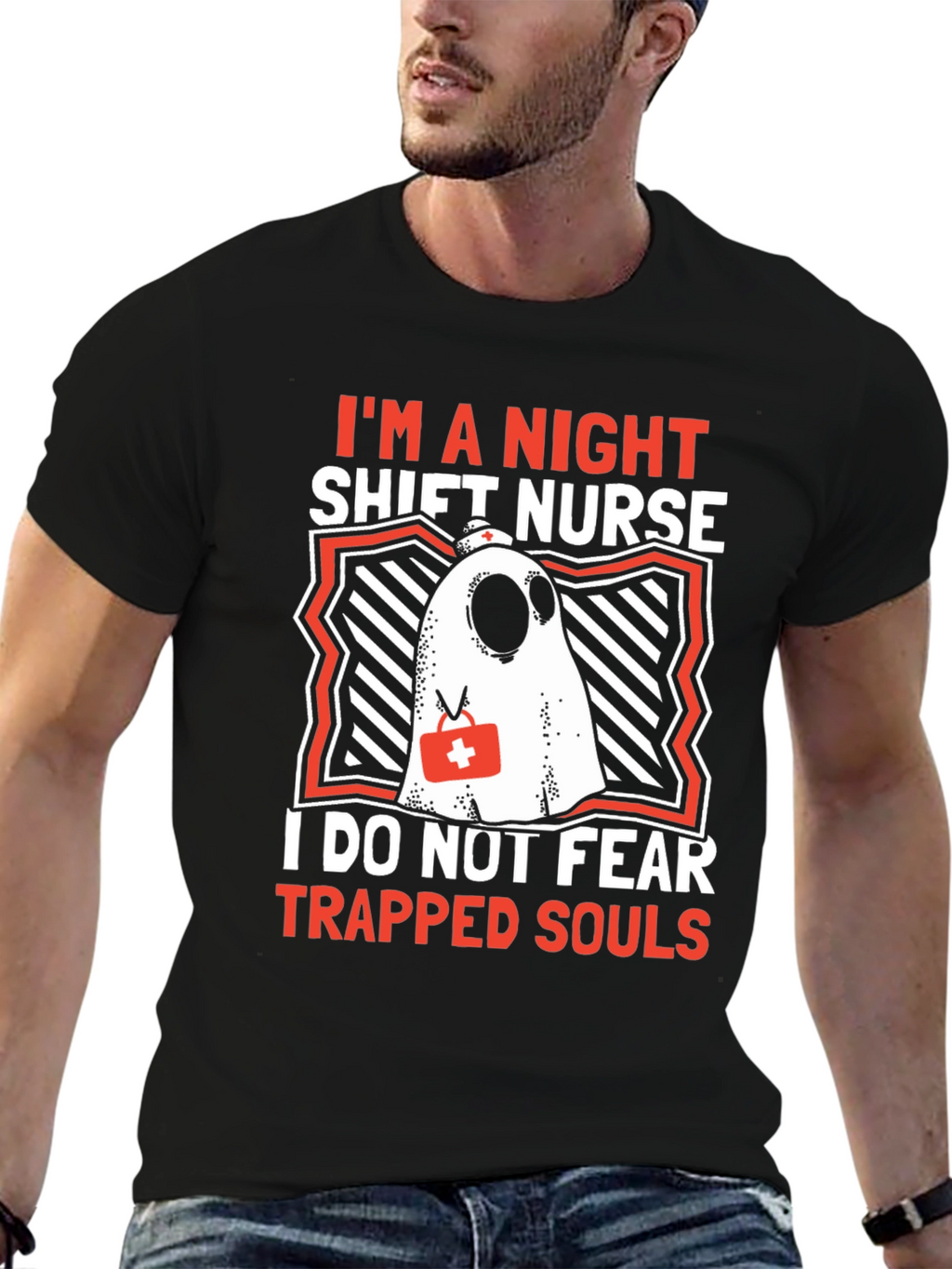 Night Shift Nurse Ghost T-Shirt