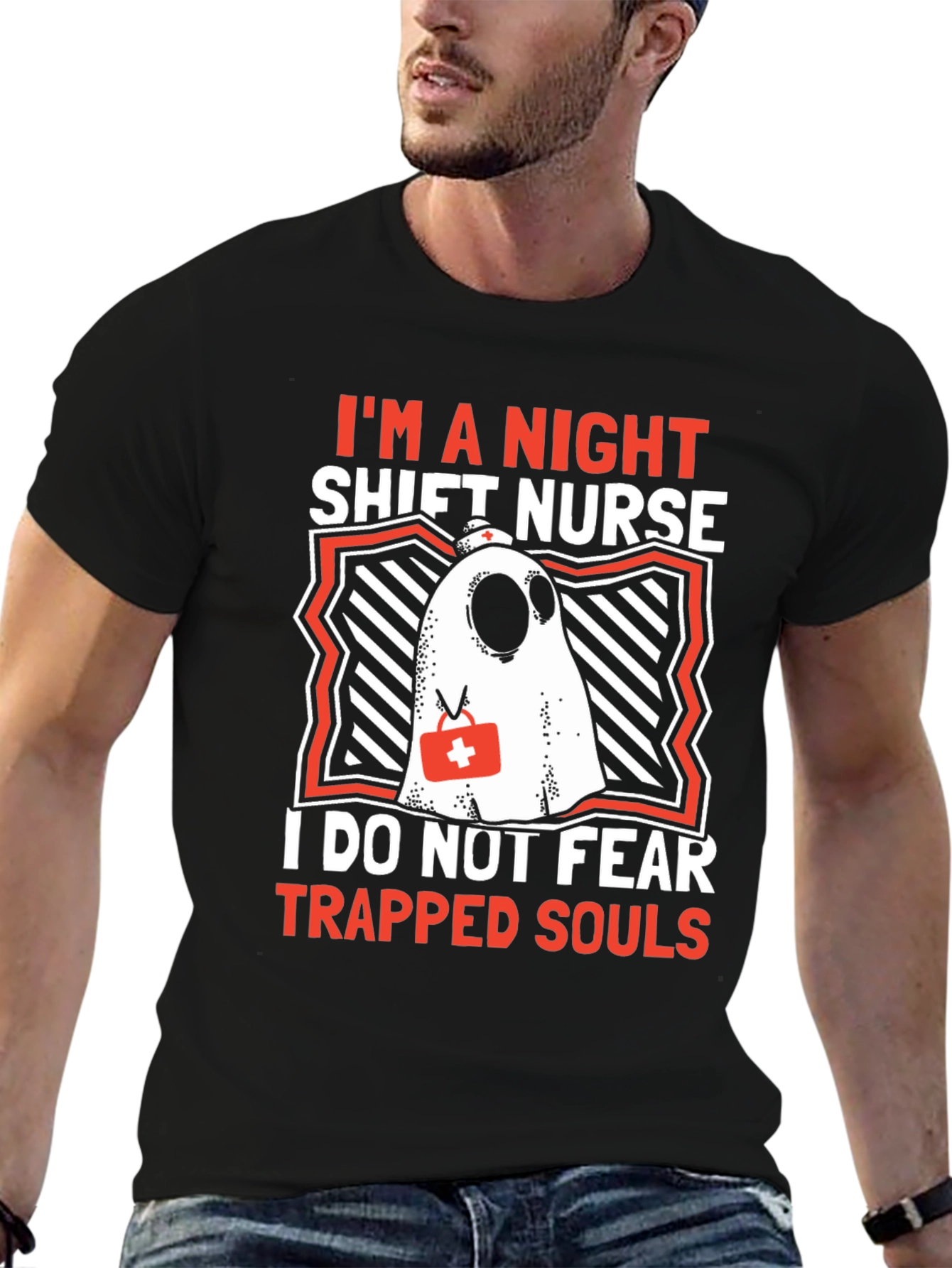 Night Shift Nurse Ghost T-Shirt