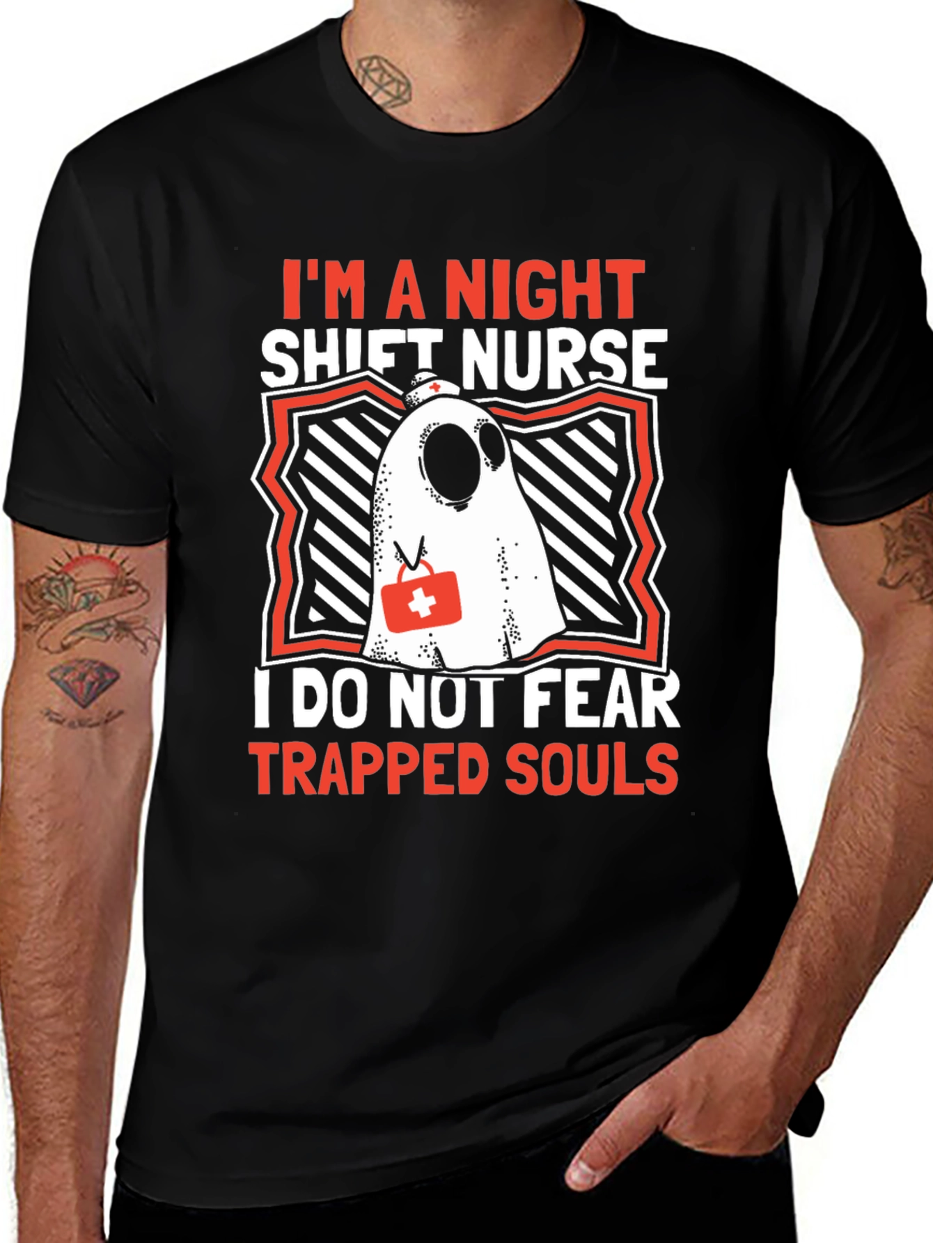 Night Shift Nurse Ghost T-Shirt