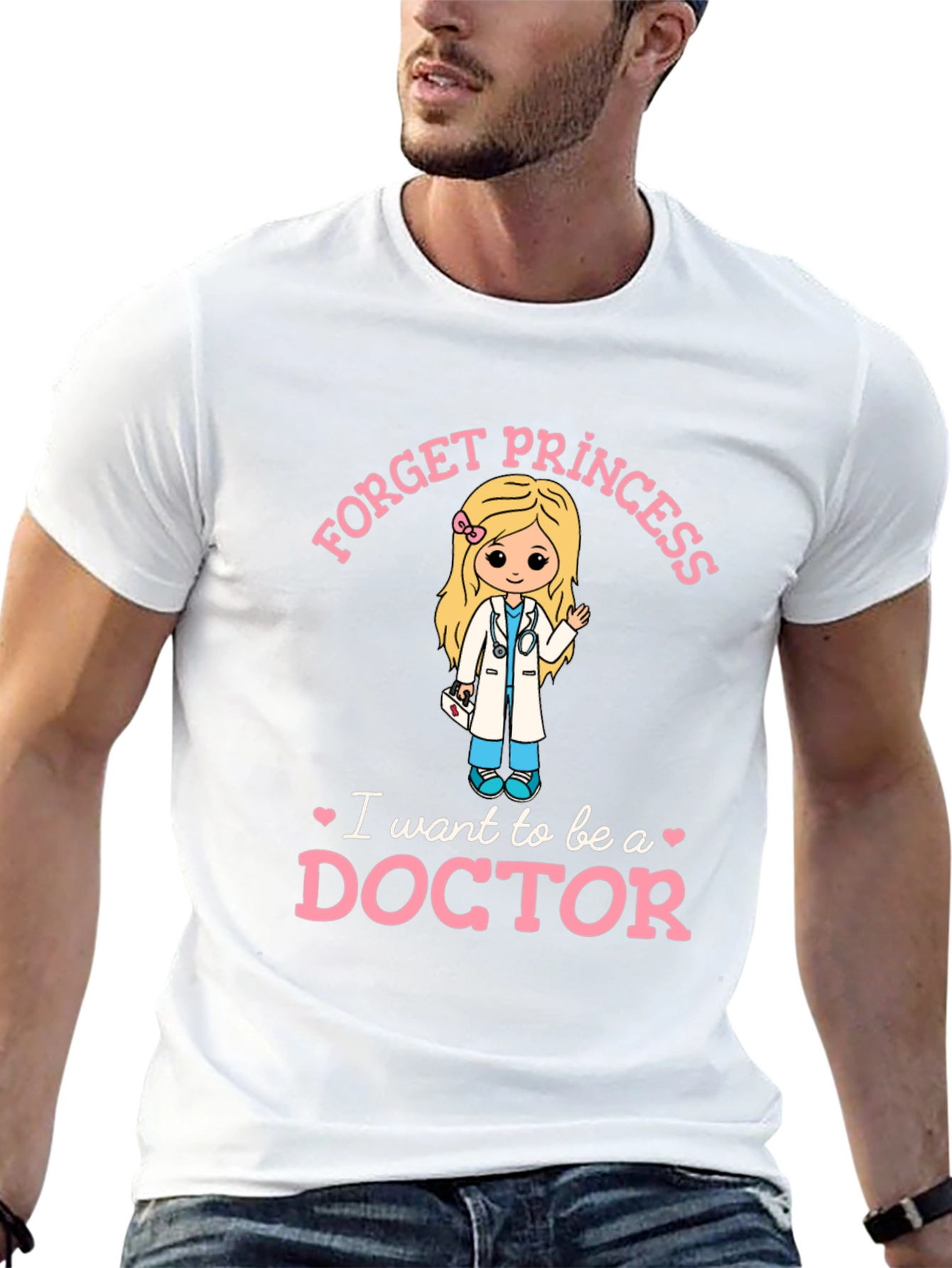 Forget Princess I Want to Be A Doctor T-Shirt