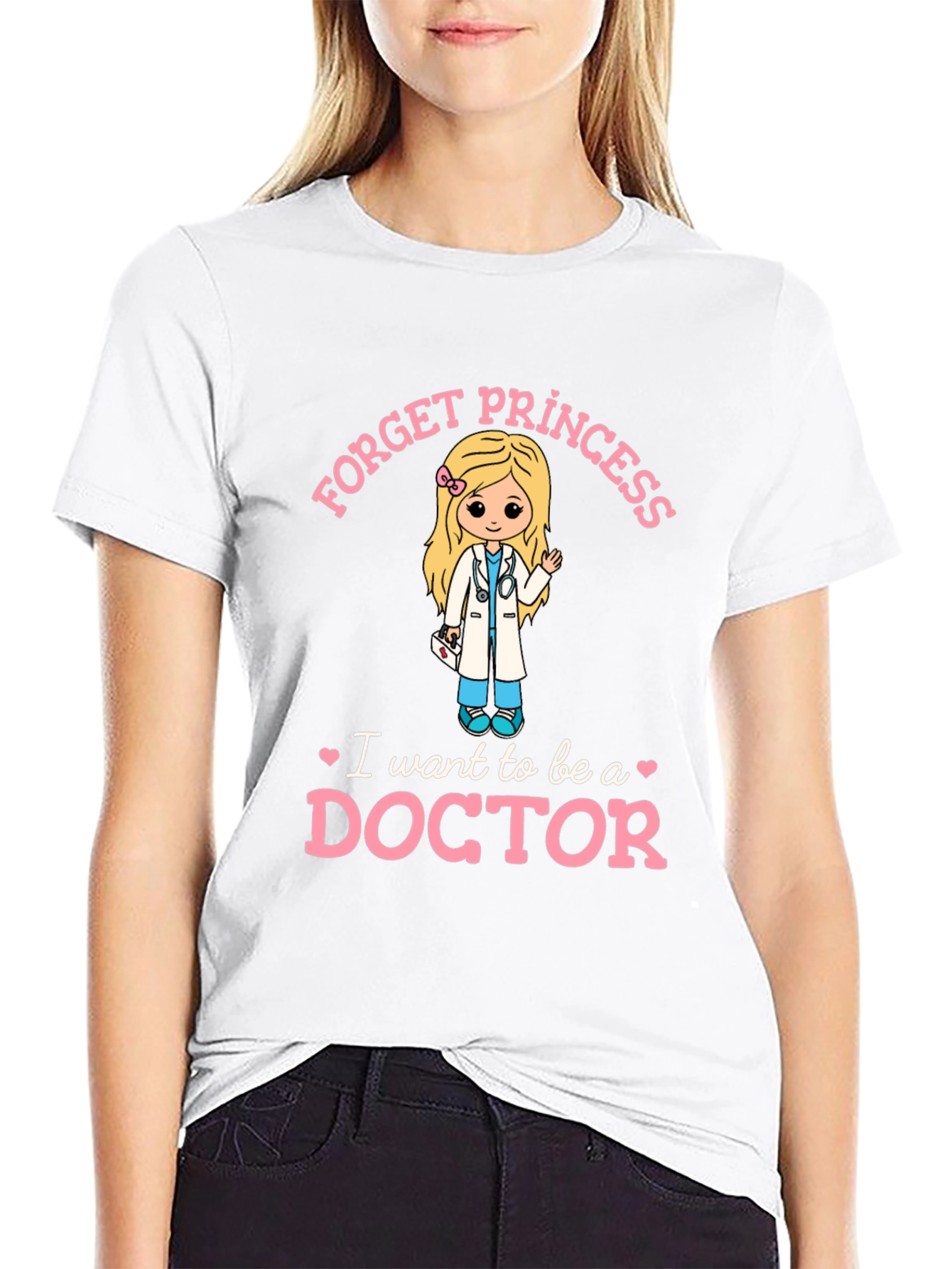 Forget Princess I Want to Be A Doctor T-Shirt