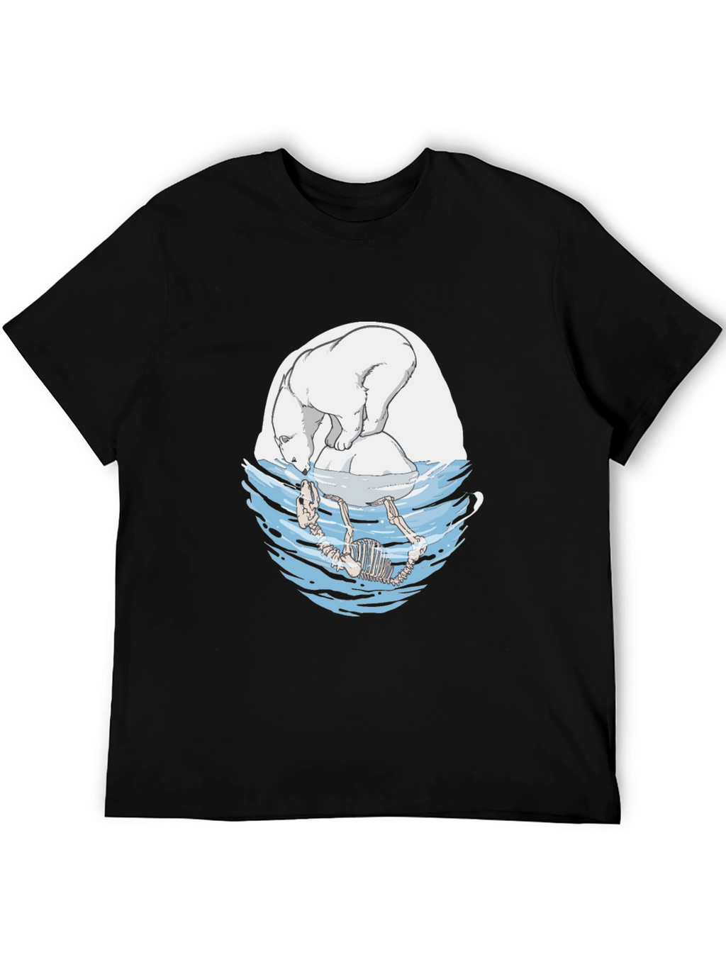 Polar Bear Graphic Tee - Climate Change Awareness