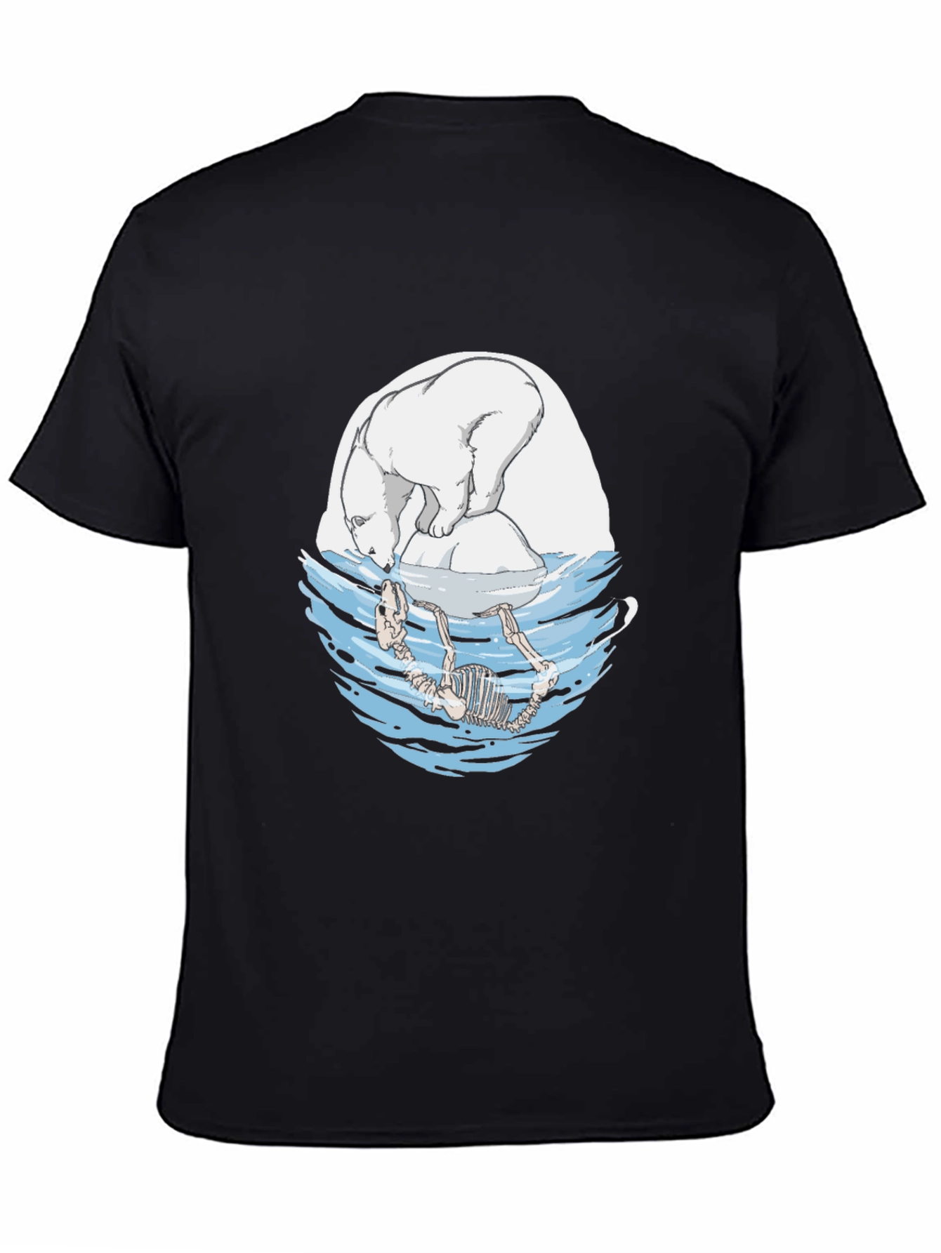 Polar Bear Graphic Tee - Climate Change Awareness