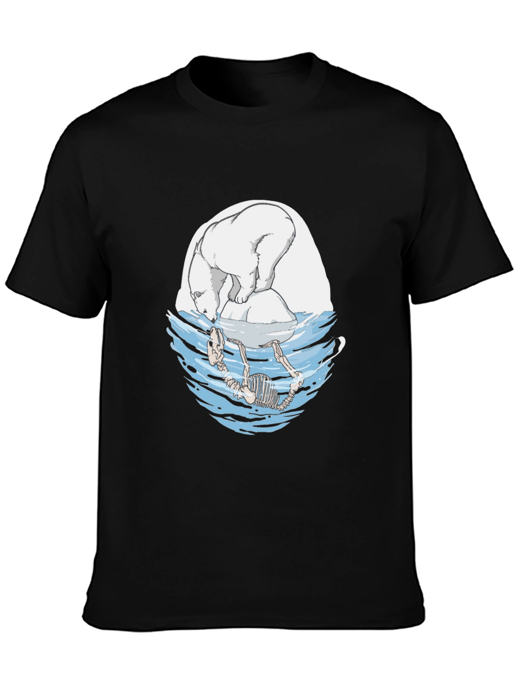 Polar Bear Graphic Tee - Climate Change Awareness