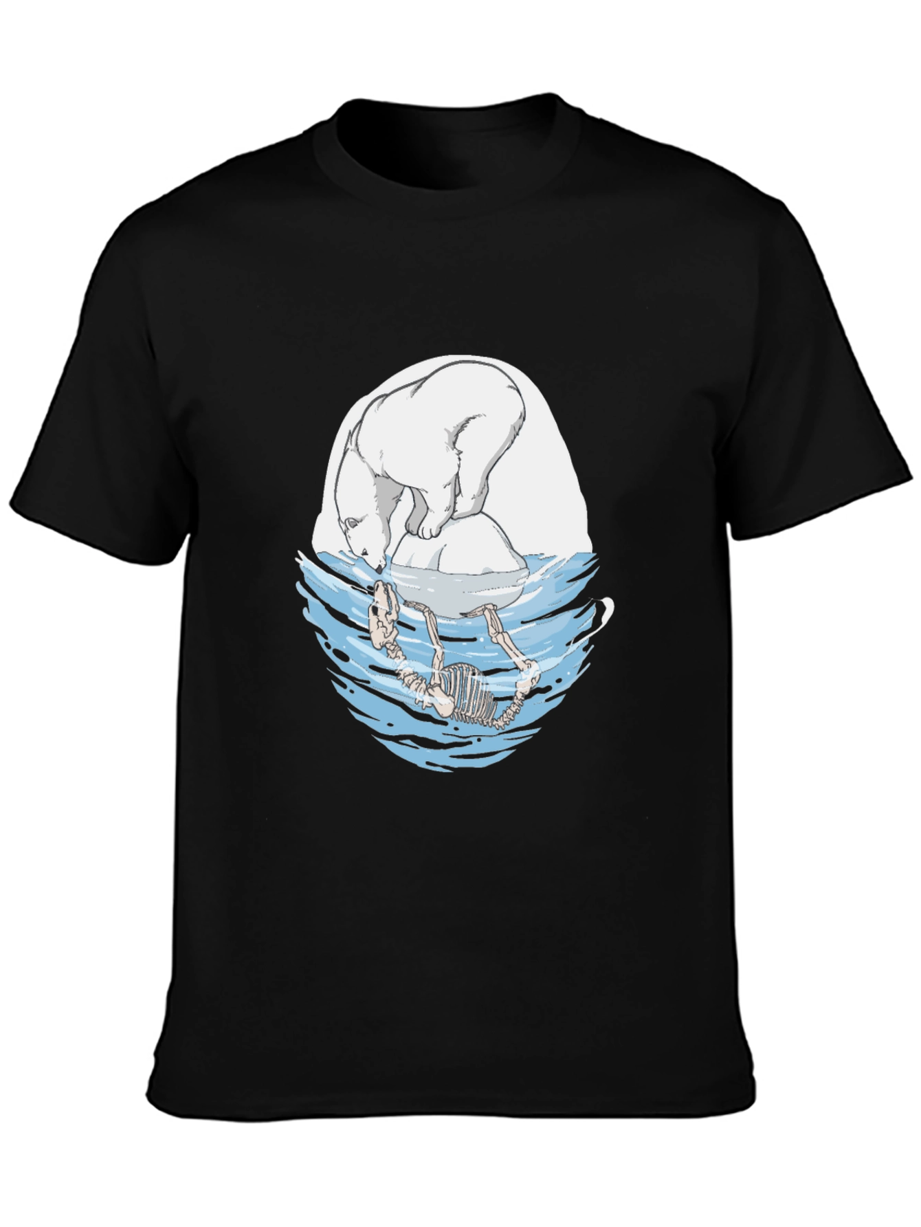 Polar Bear Graphic Tee - Climate Change Awareness