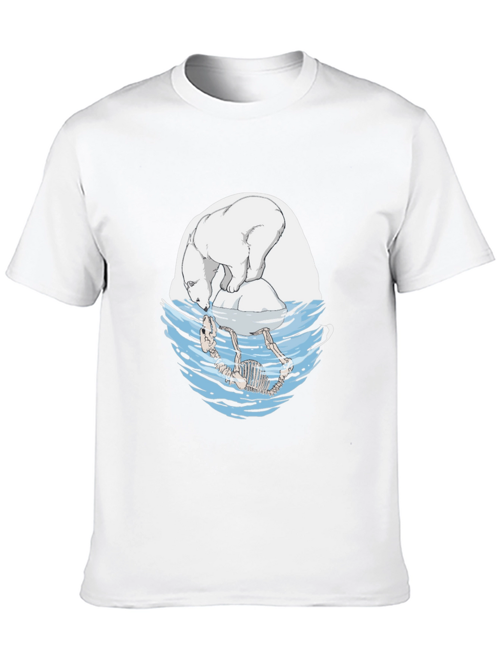 Polar Bear Graphic Tee - Climate Change Awareness