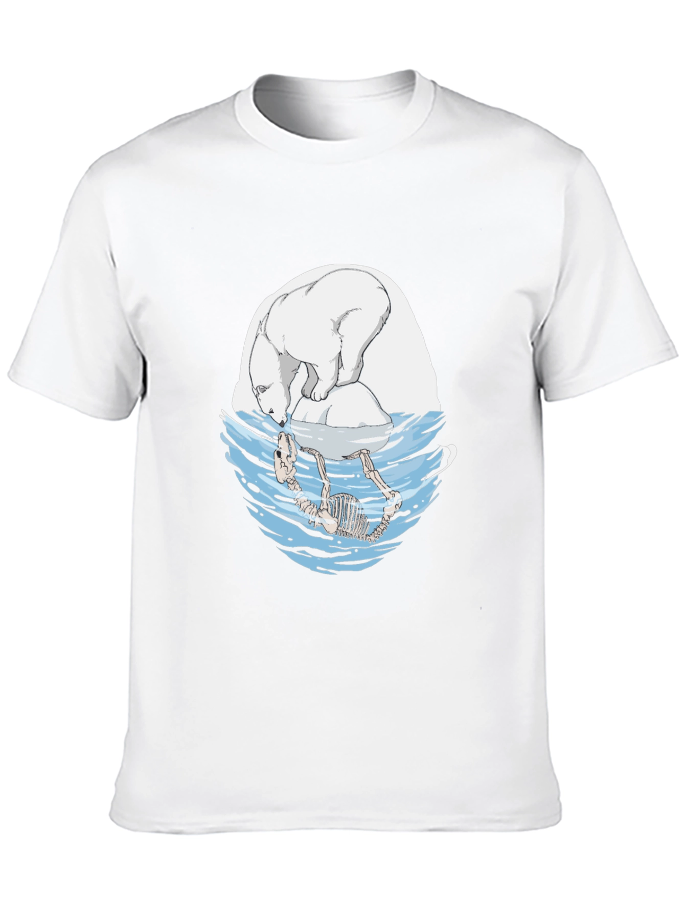 Polar Bear Graphic Tee - Climate Change Awareness