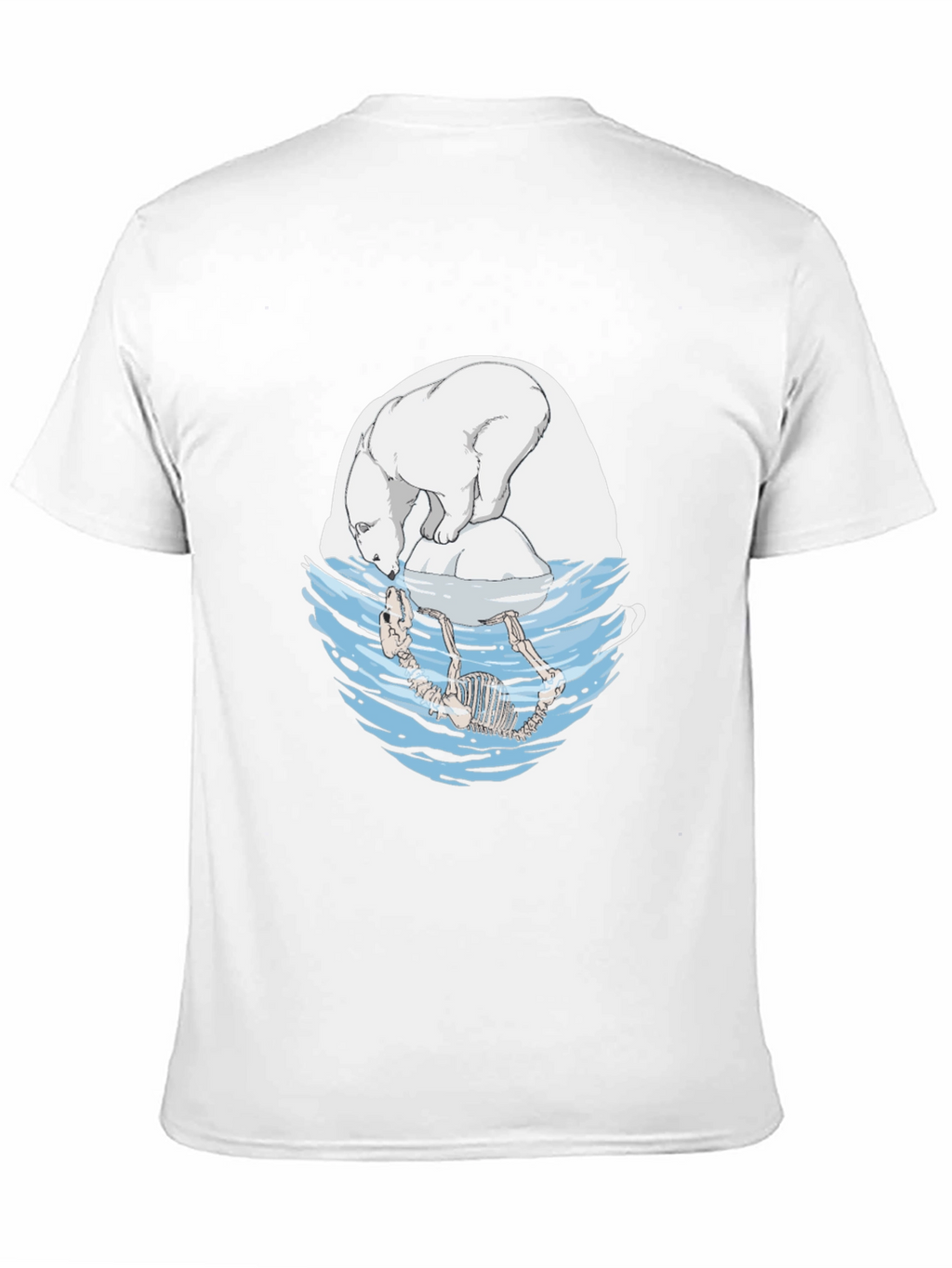 Polar Bear Graphic Tee - Climate Change Awareness