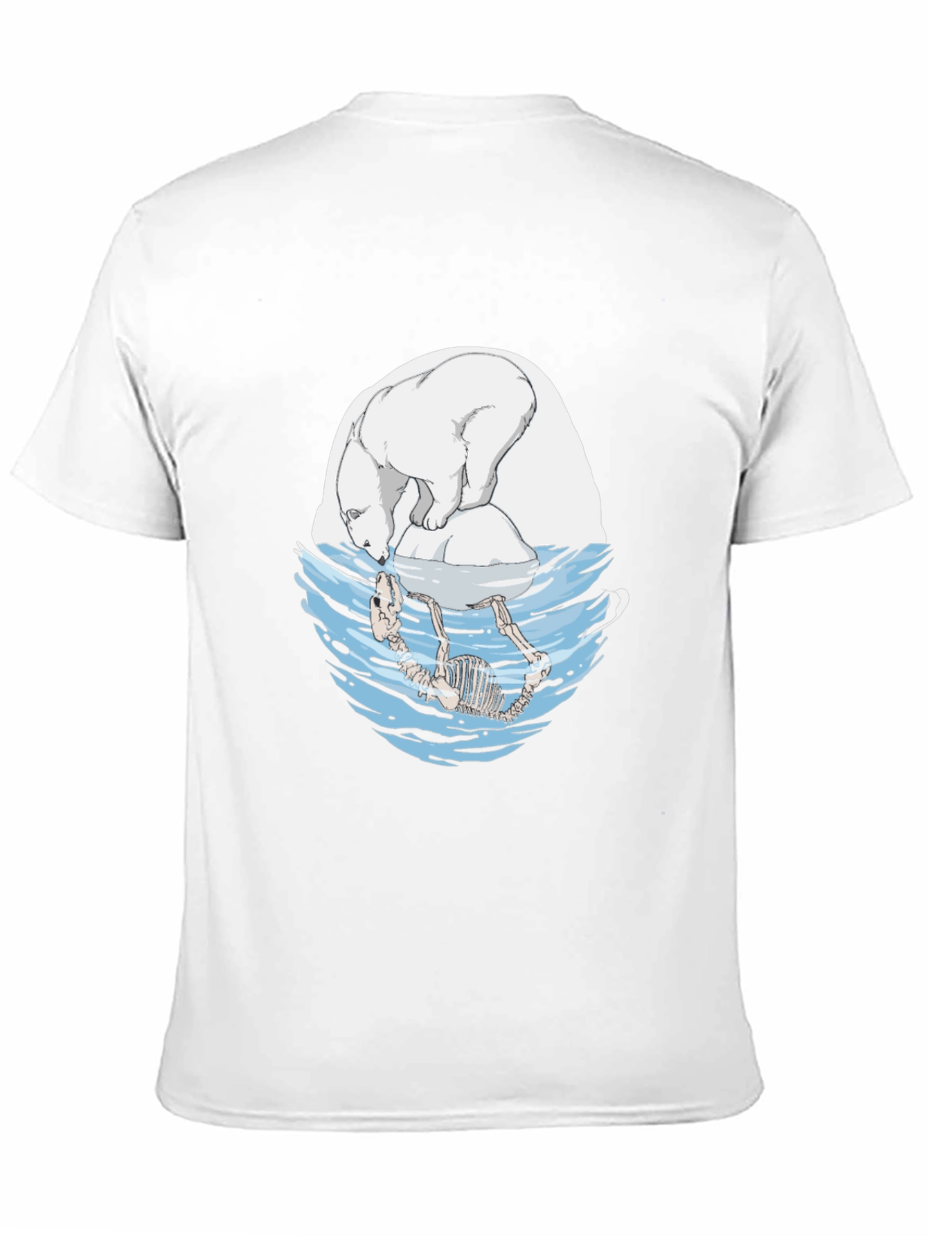 Polar Bear Graphic Tee - Climate Change Awareness