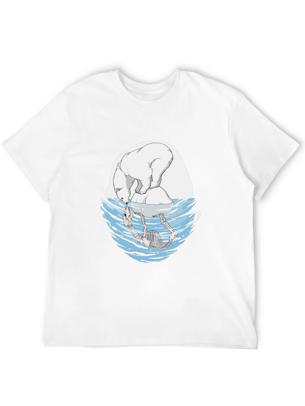 Polar Bear Graphic Tee - Climate Change Awareness