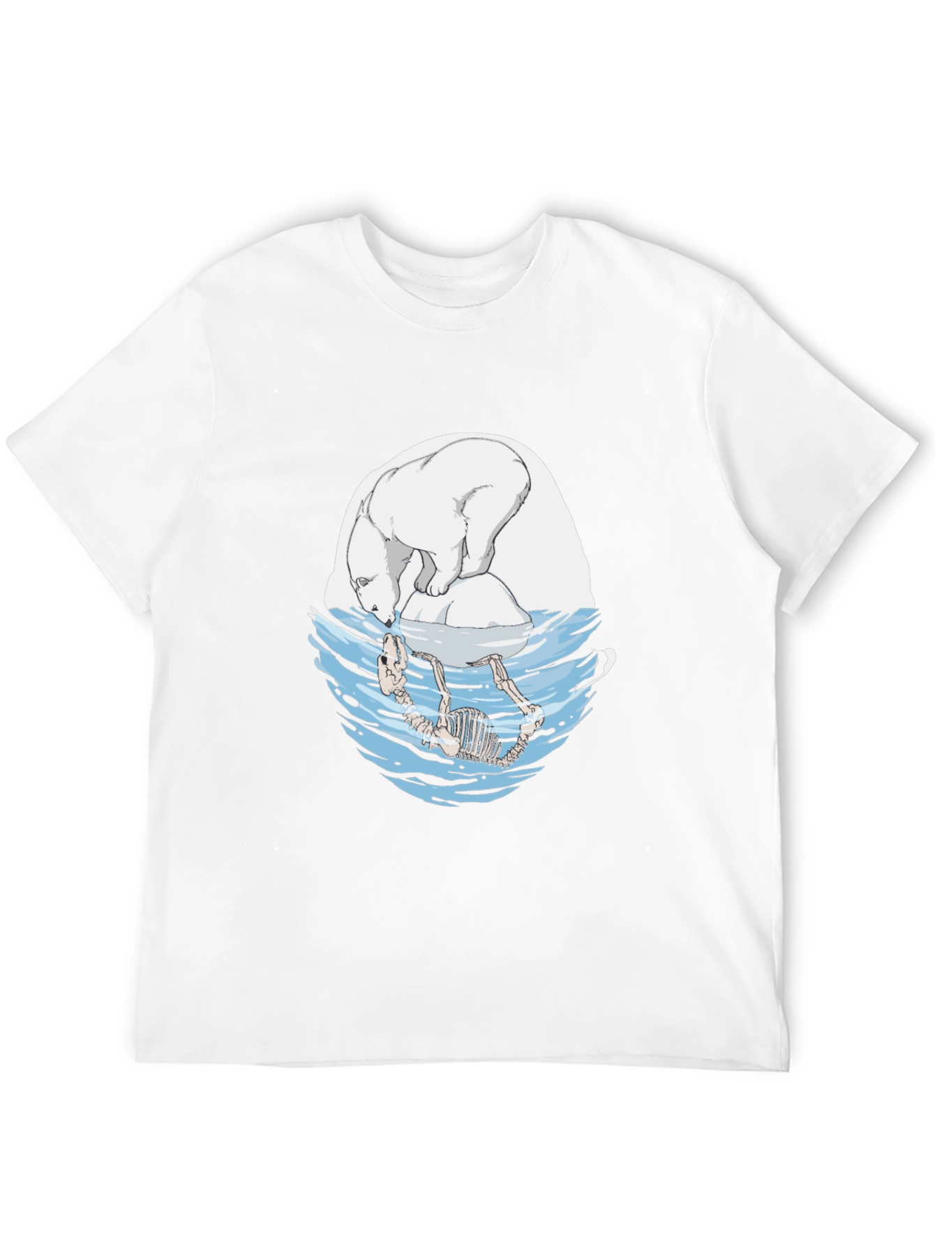 Polar Bear Graphic Tee - Climate Change Awareness