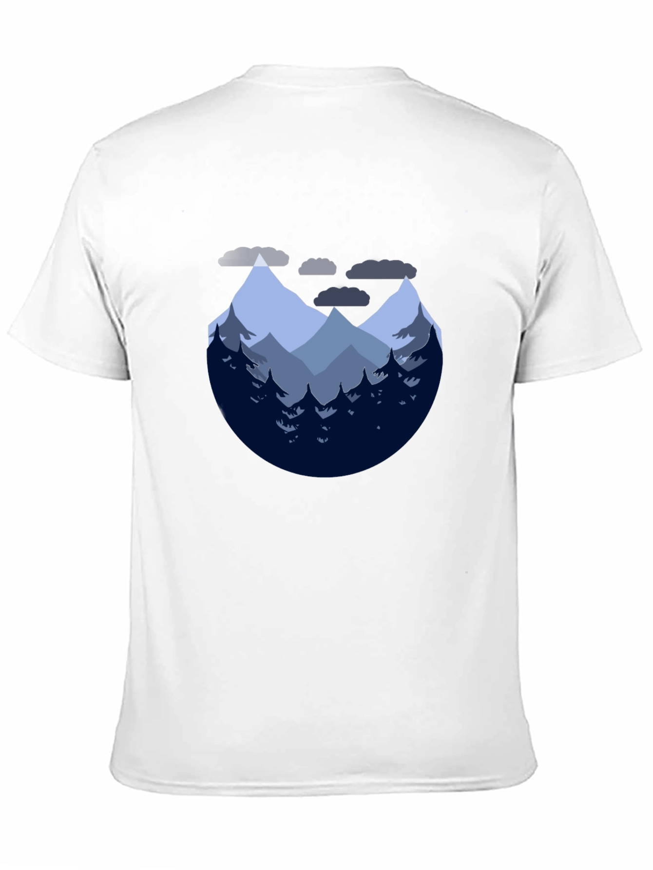 Mountain Graphic Tee - Nature Lovers Black T-Shirt