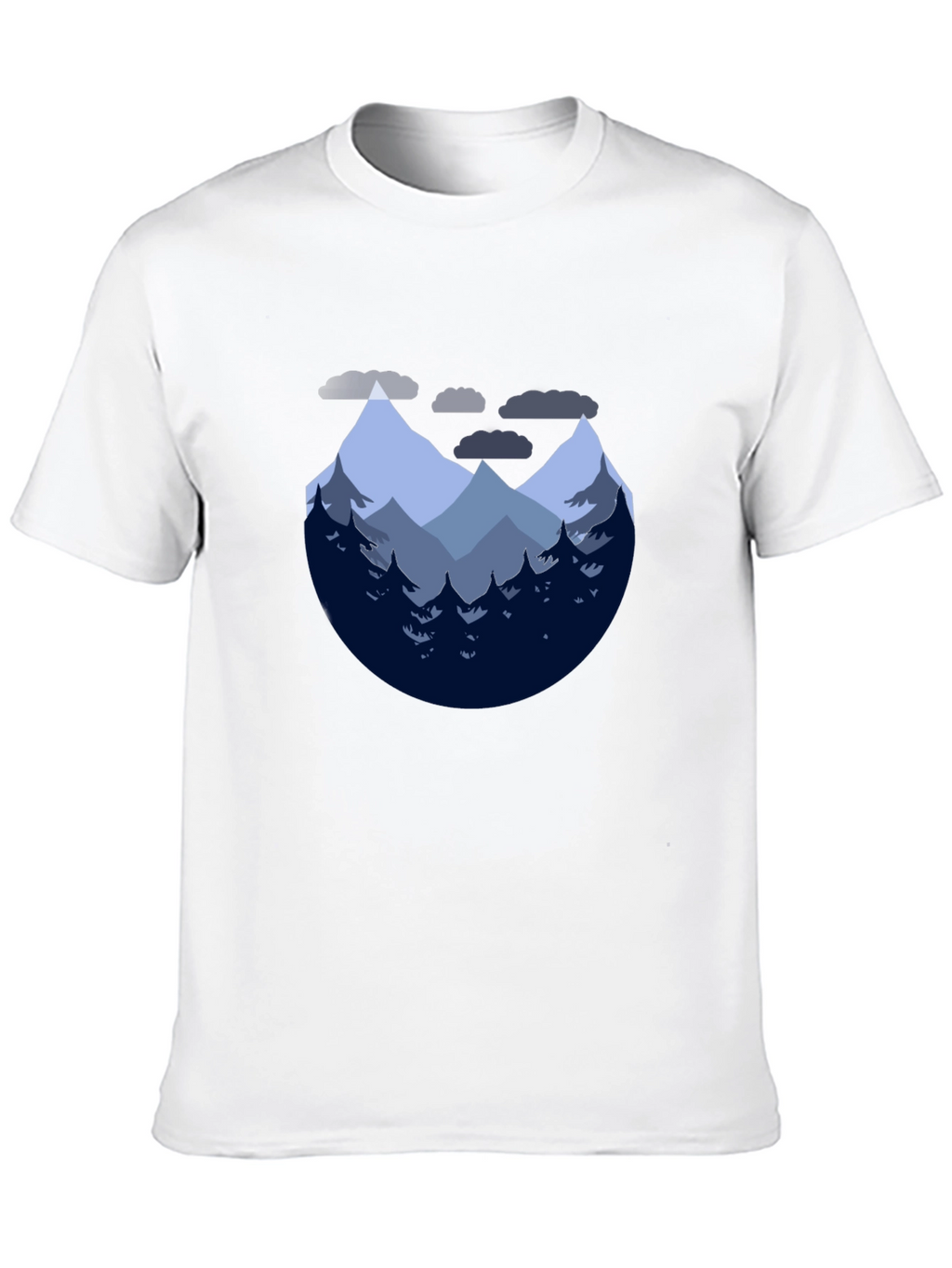 Mountain Graphic Tee - Nature Lovers Black T-Shirt