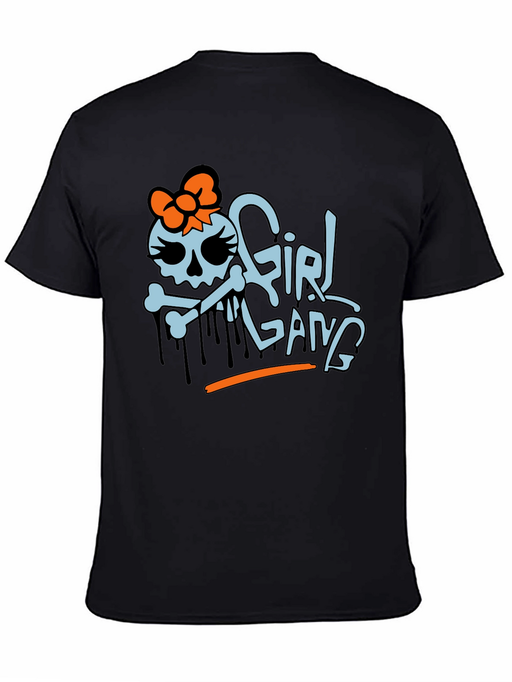 Girl Gang Graphic T-Shirt - Trendy Skull Design