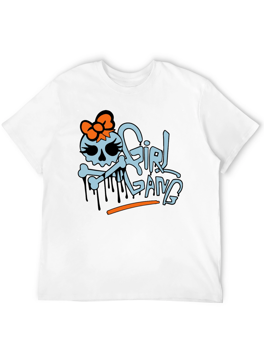 Girl Gang Graphic T-Shirt - Trendy Skull Design