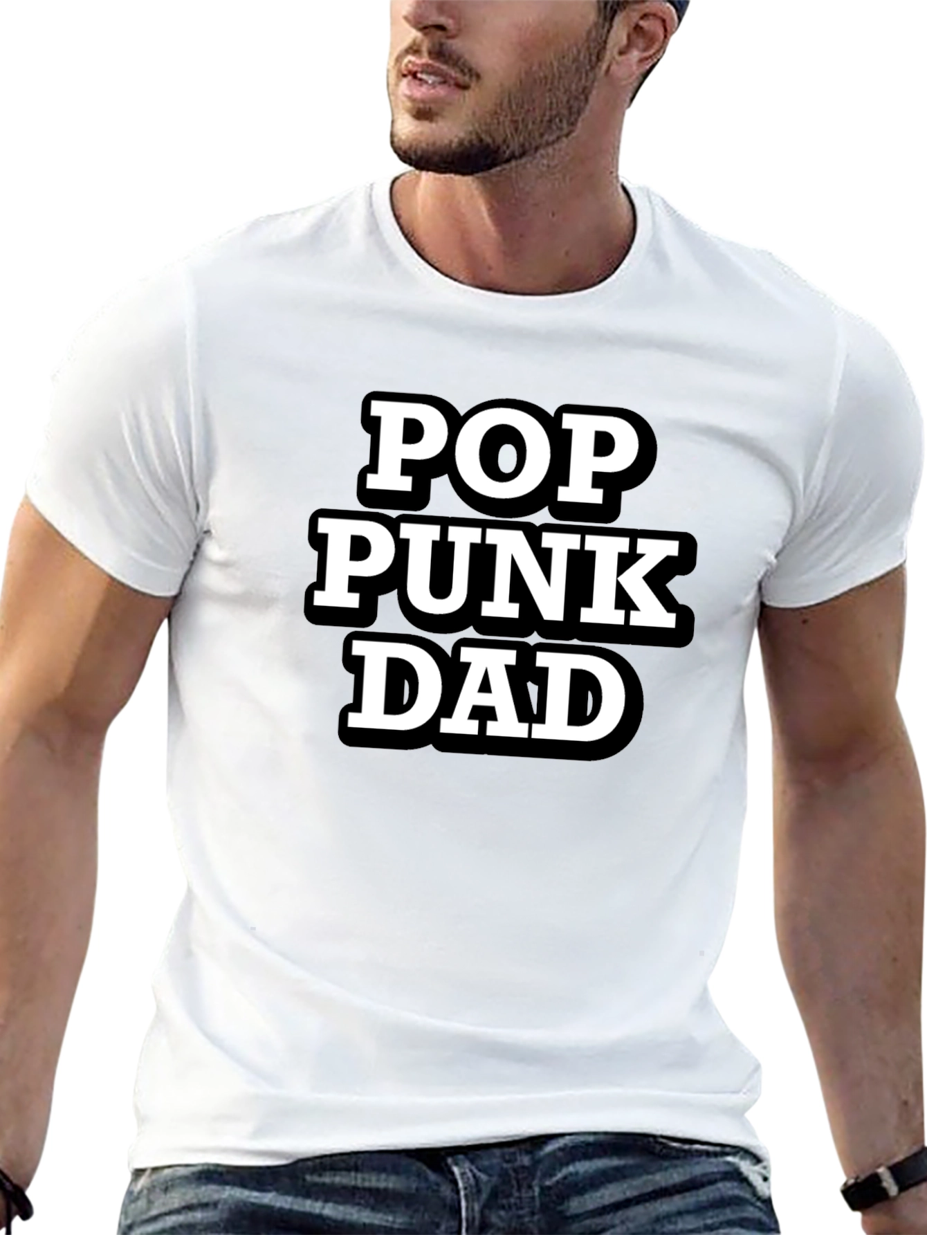 Pop Punk Dad Black T-Shirt