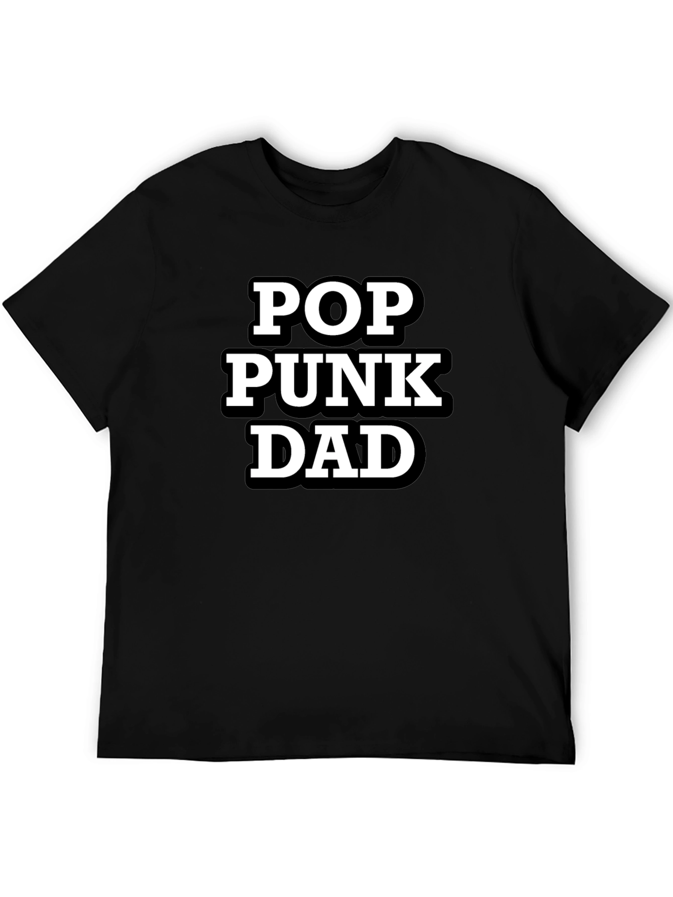 Pop Punk Dad Black T-Shirt
