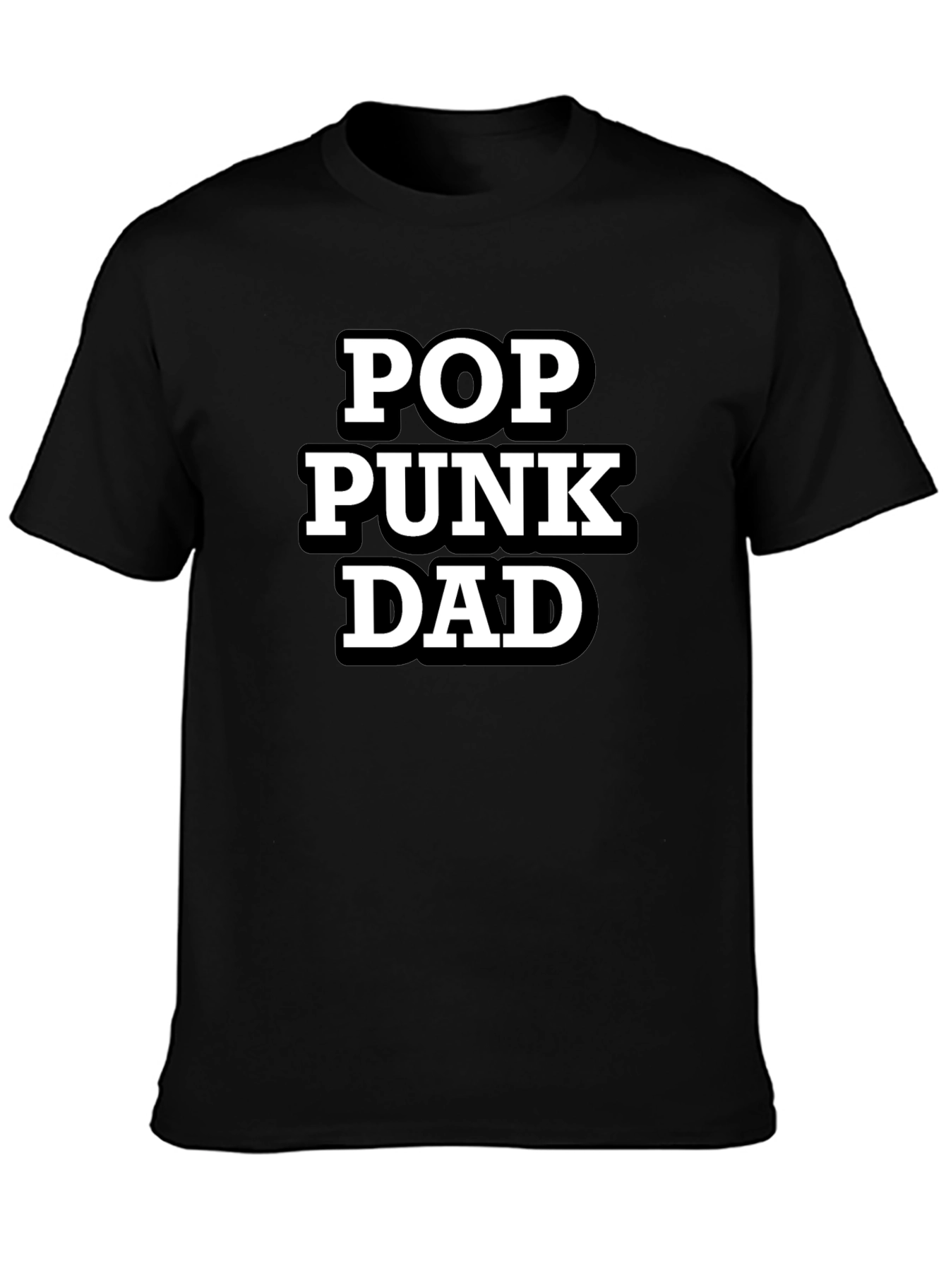 Pop Punk Dad Black T-Shirt