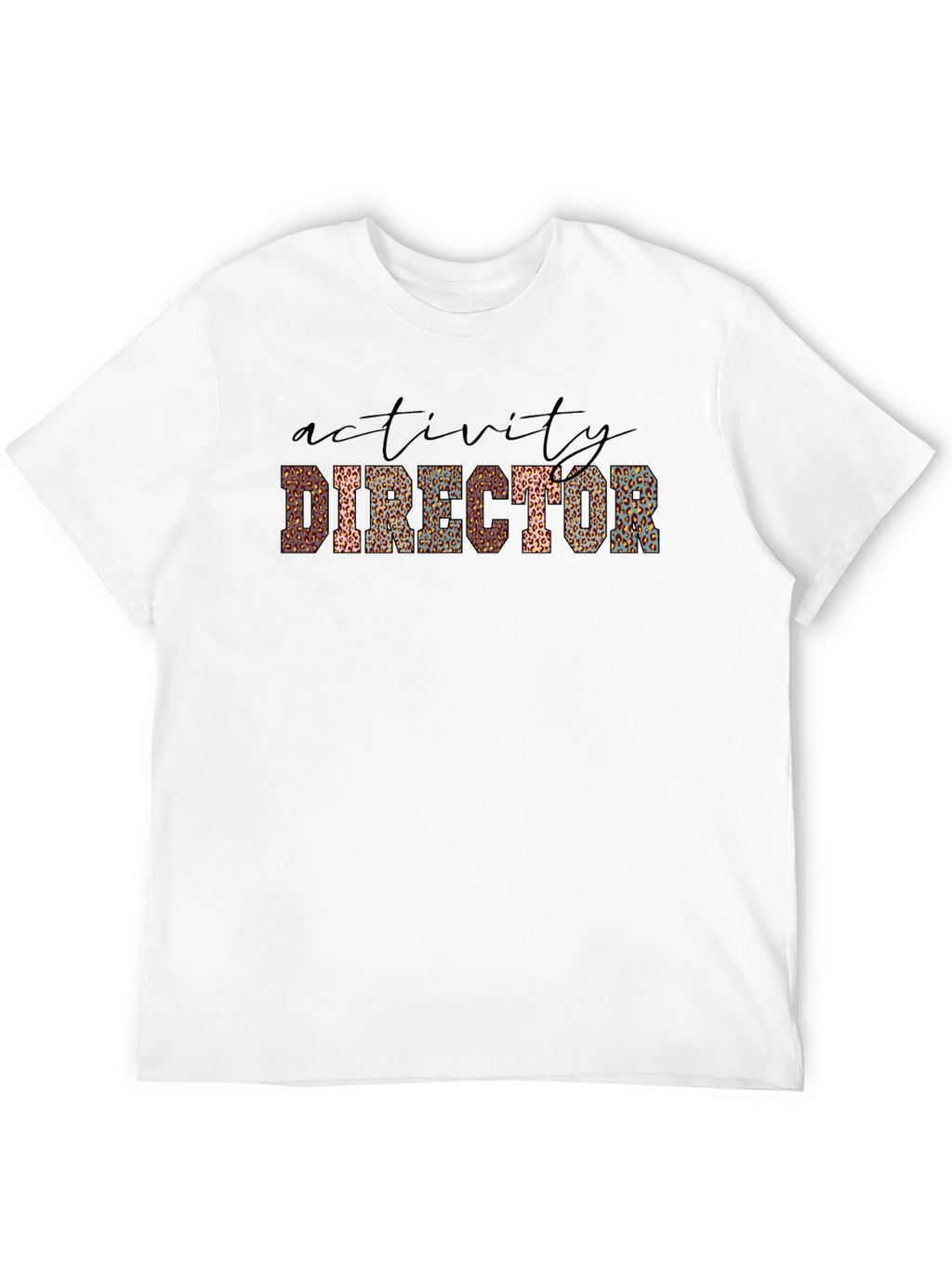 Activity Director Leopard Print T-Shirt