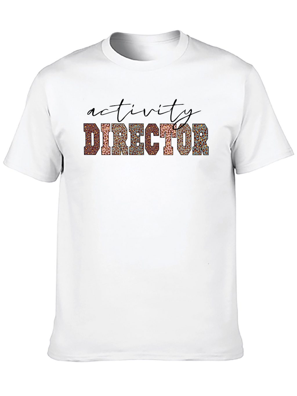 Activity Director Leopard Print T-Shirt