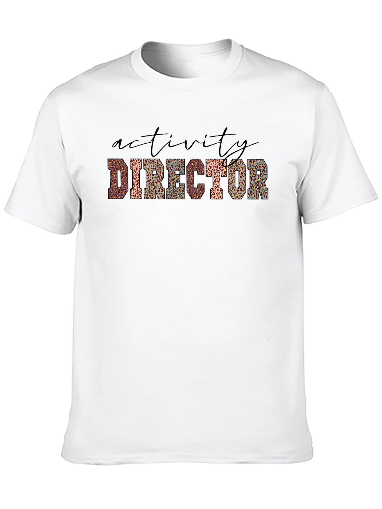 Activity Director Leopard Print T-Shirt
