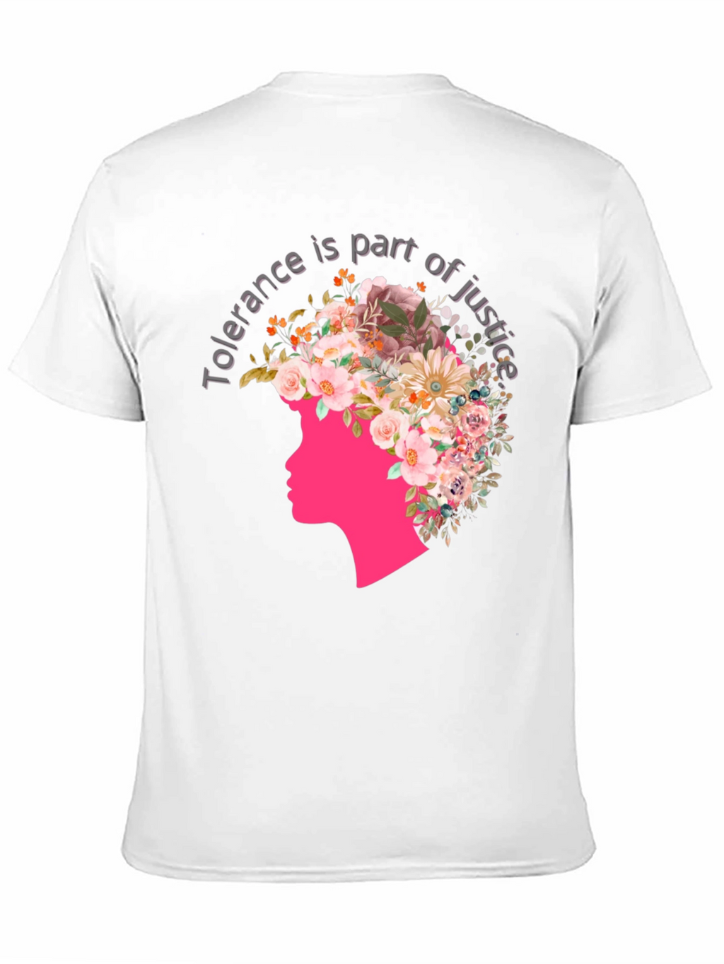 Tolerance Justice Floral Graphic Tee