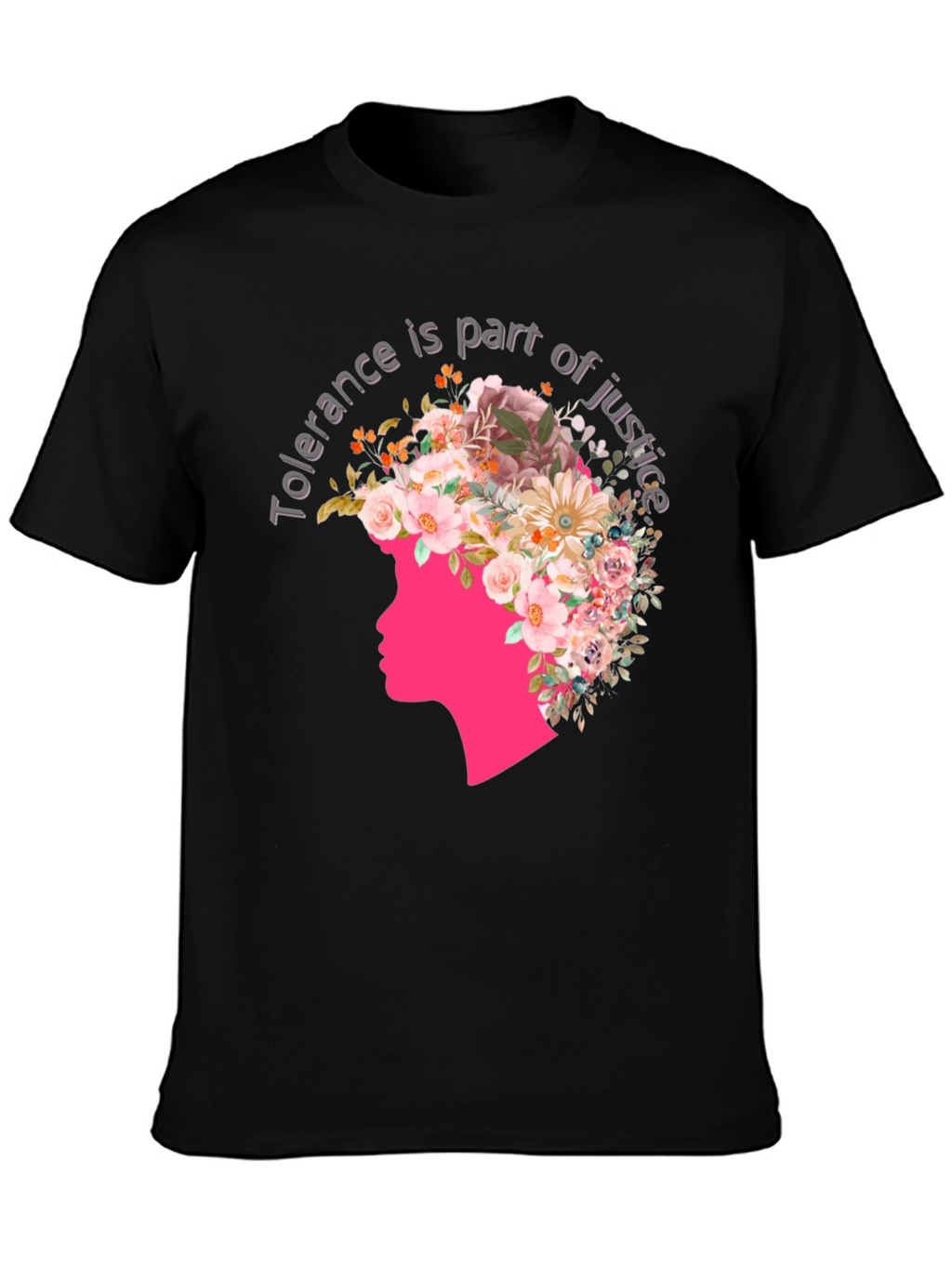 Tolerance Justice Floral Graphic Tee