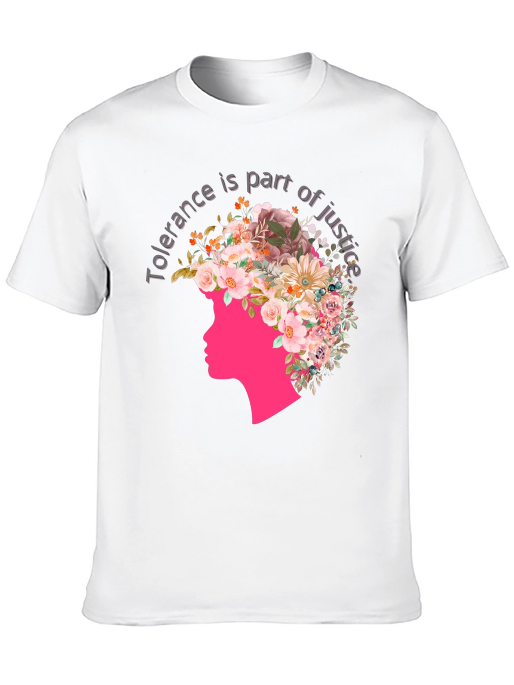 Tolerance Justice Floral Graphic Tee