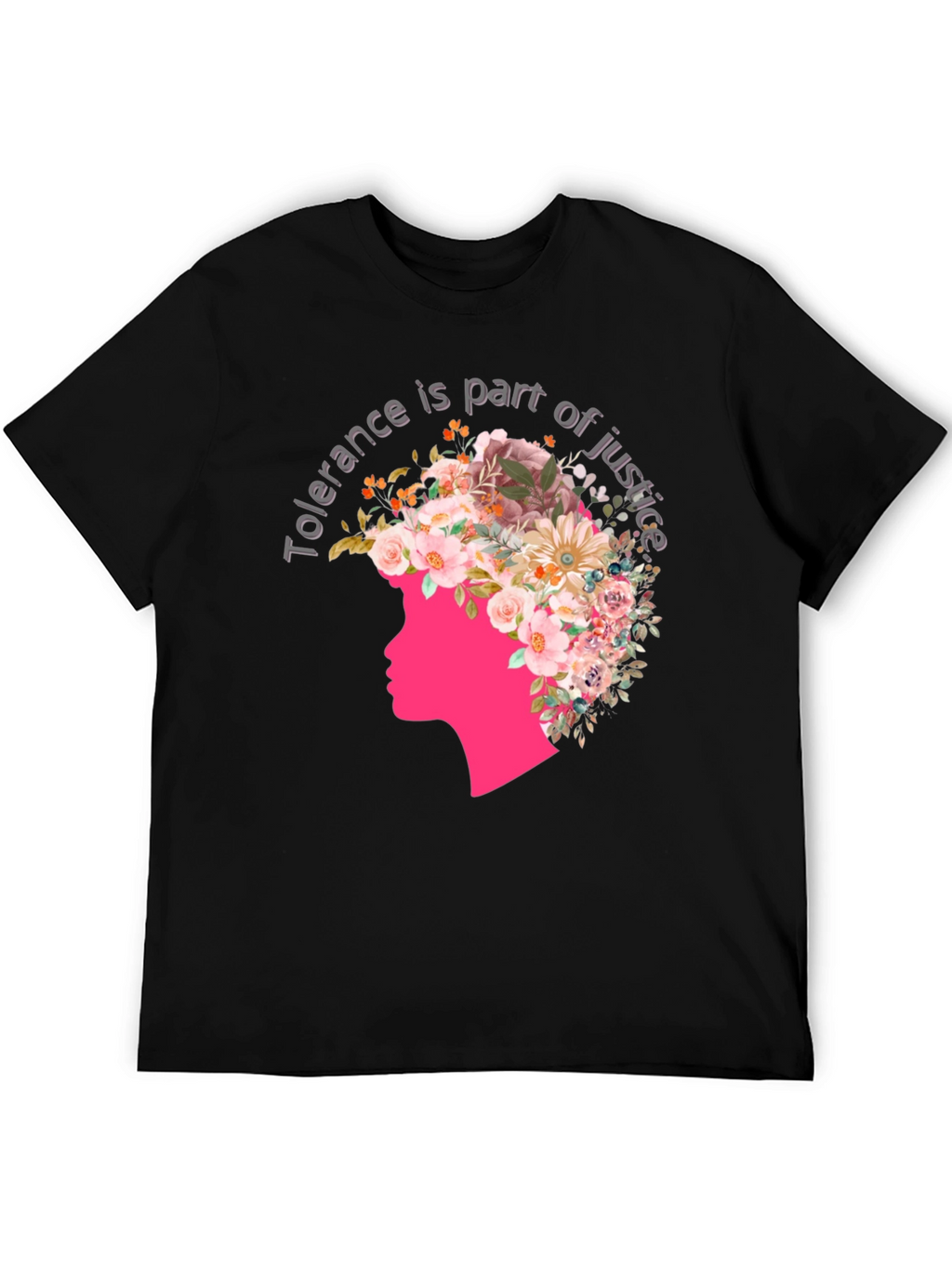 Tolerance Justice Floral Graphic Tee