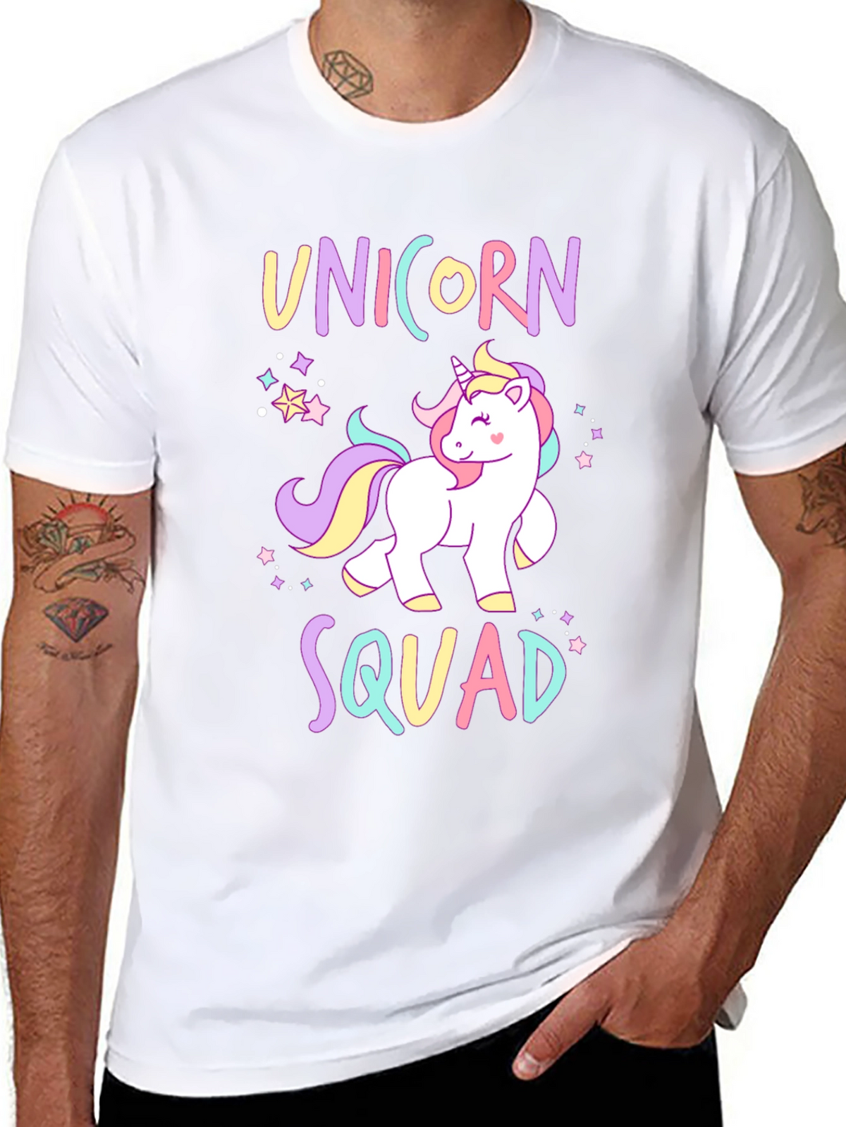 Unicorn Squad Graphic Tee - Magical Fun!