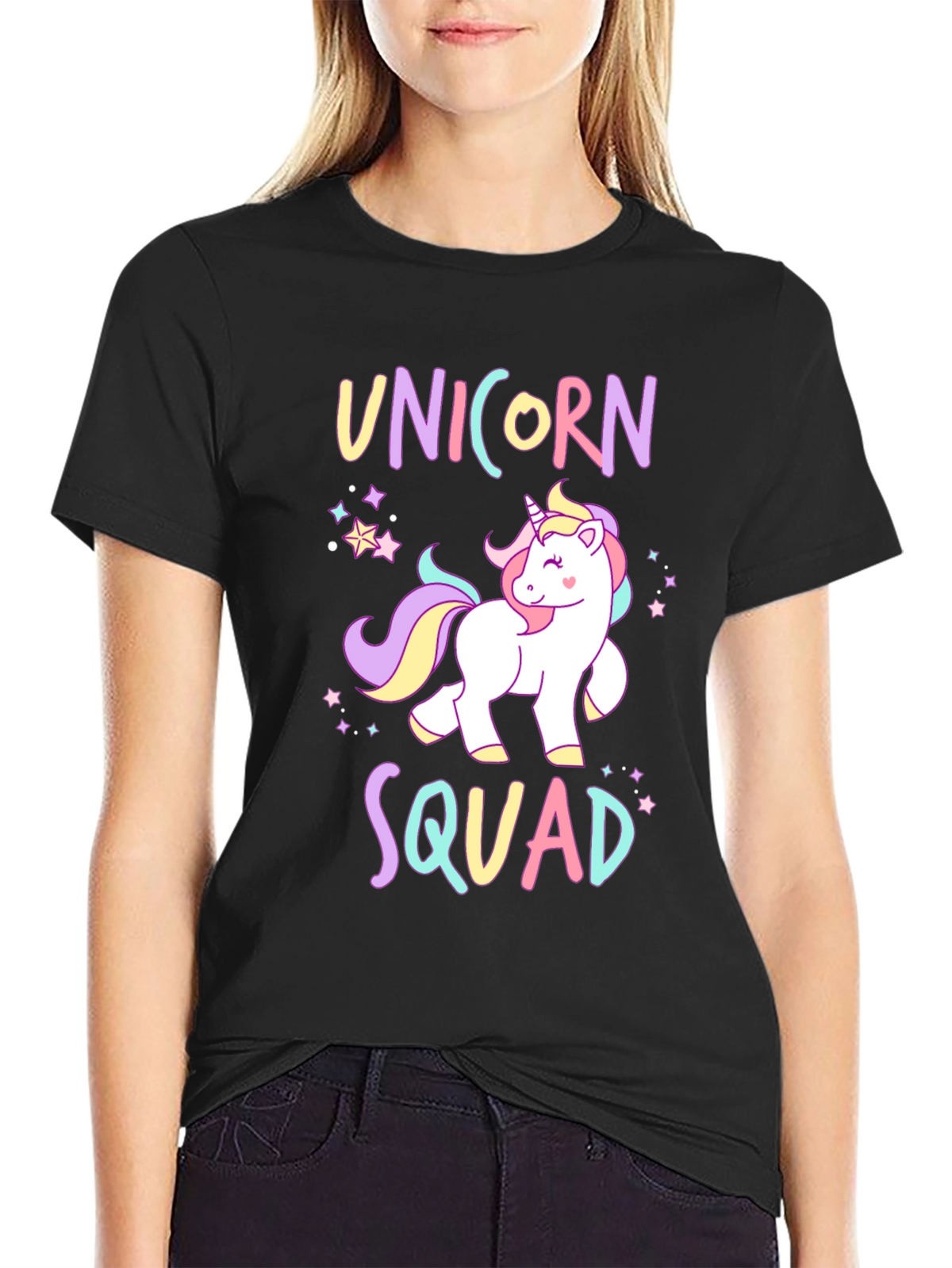 Unicorn Squad Graphic Tee - Magical Fun!