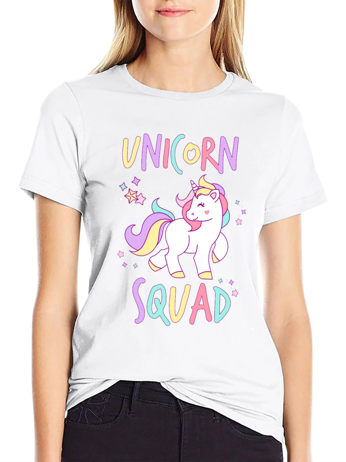 Unicorn Squad Graphic Tee - Magical Fun!