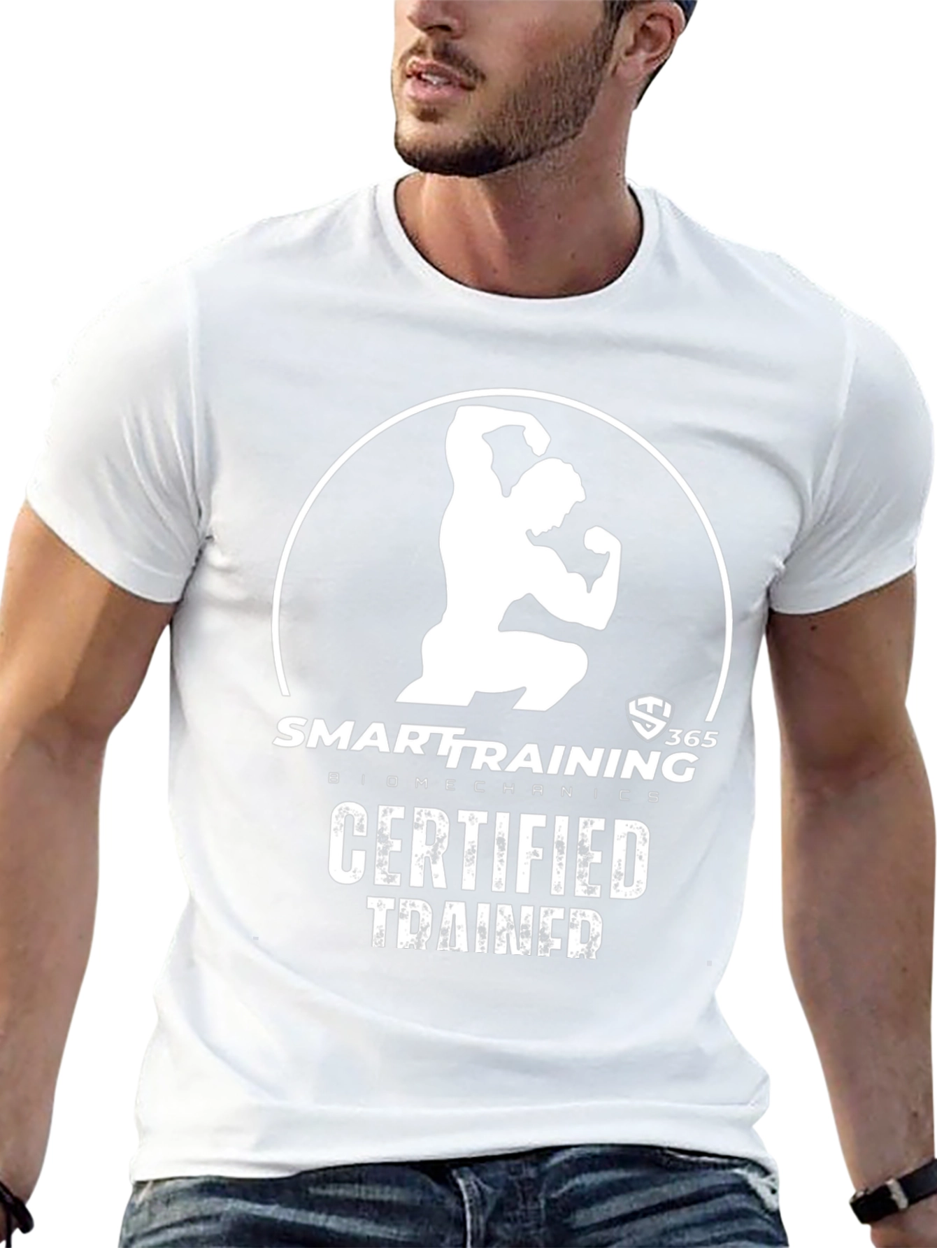 Certified Trainer Black T-Shirt: Smart Training Biomechanics