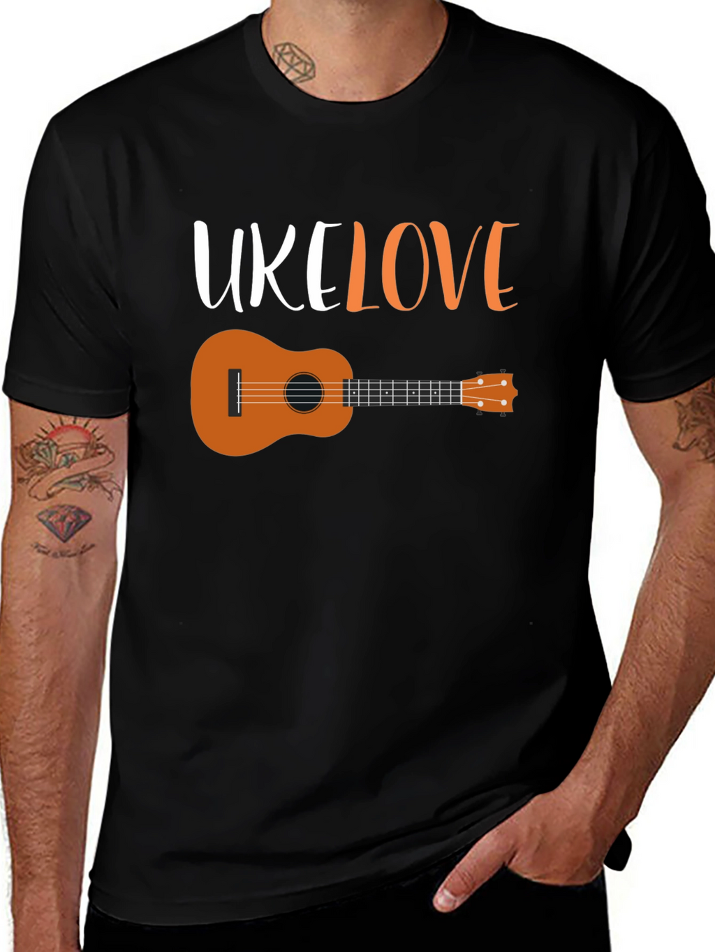 Uke Love T-Shirt - Ukulele Lover Tee