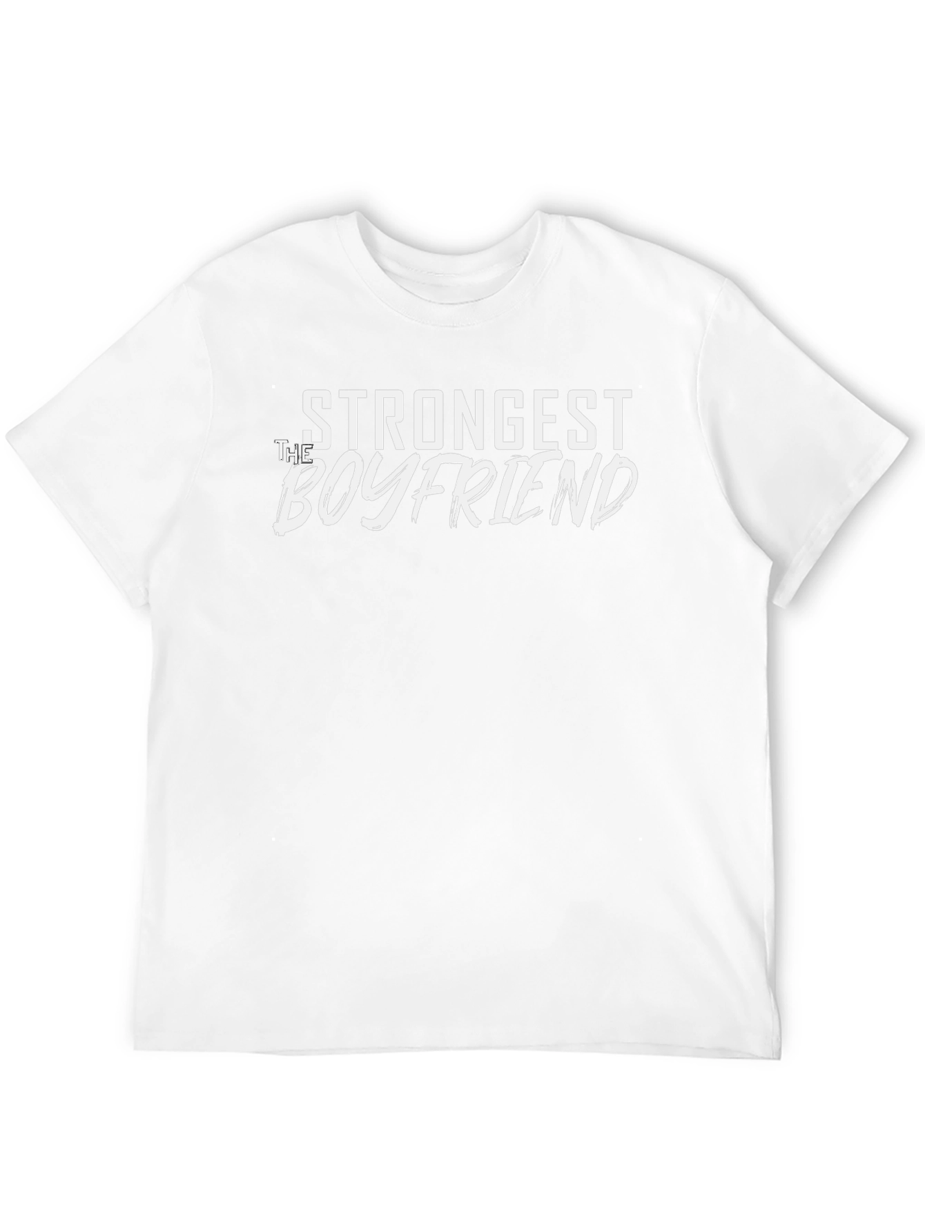 Strongest Boyfriend Graphic Tee - Black