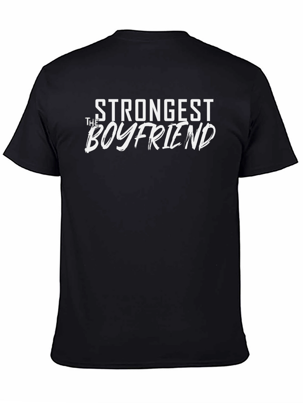 Strongest Boyfriend Graphic Tee - Black