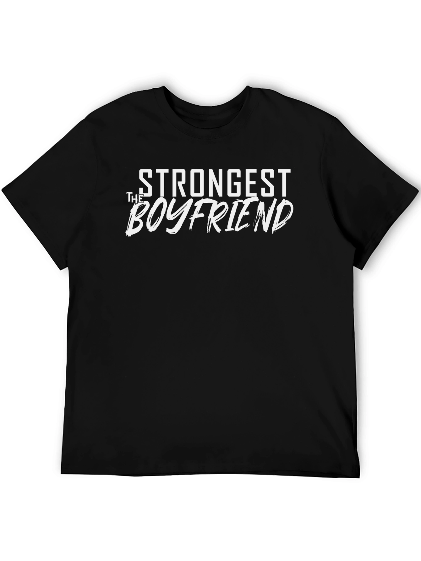 Strongest Boyfriend Graphic Tee - Black