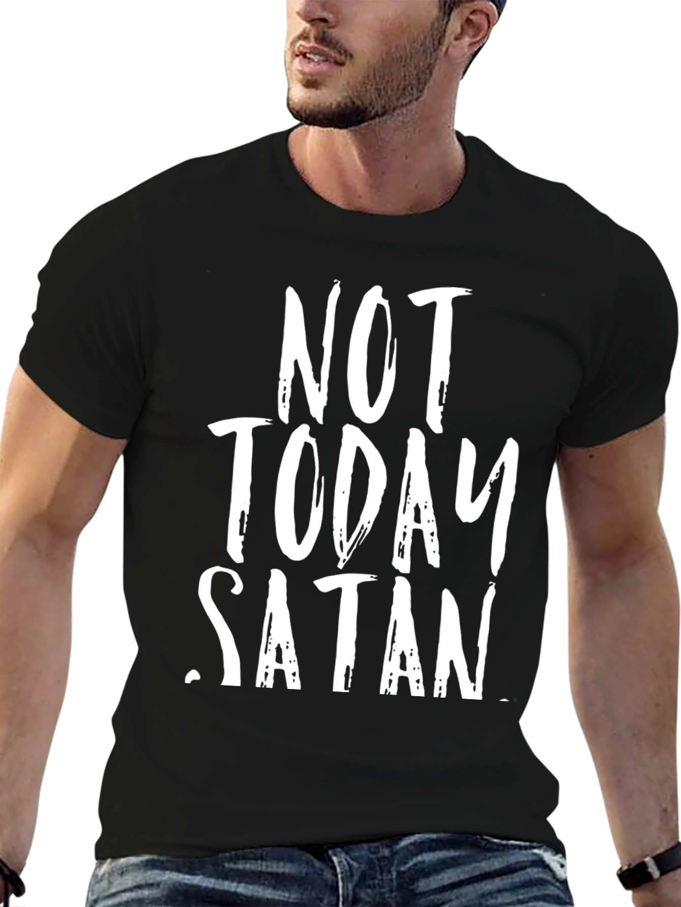 Not Today Satan Graphic Tee