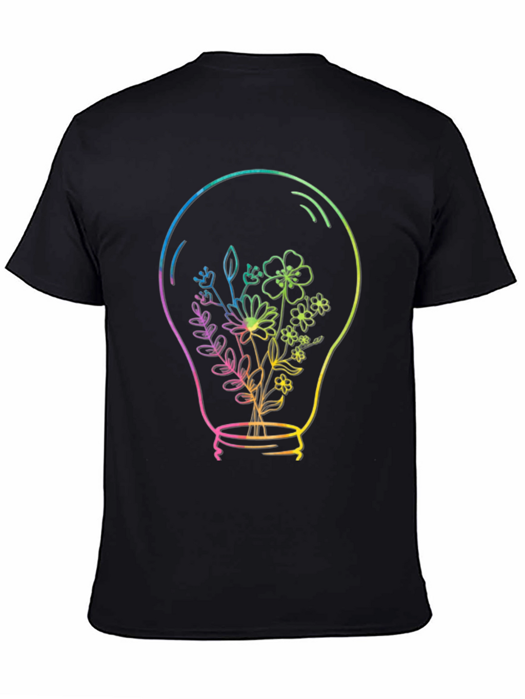 Floral Light Bulb Graphic Tee