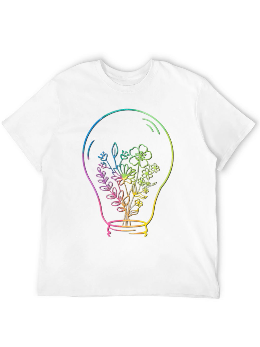 Floral Light Bulb Graphic Tee